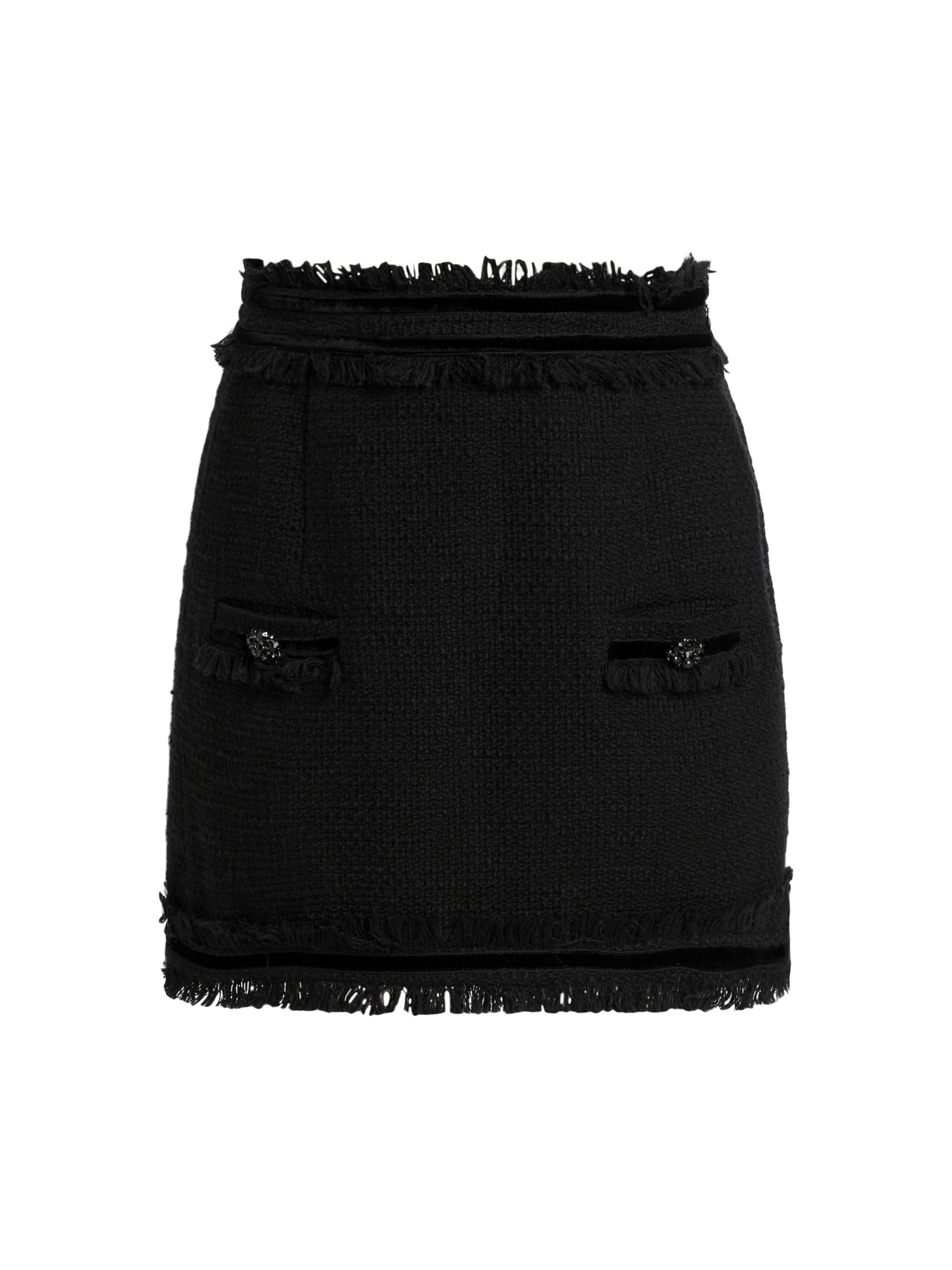 新品✨THE TOÉ ザトゥー Fifth Avenue Mini Skirt Cinq à Sept Christie Tweed Miniskirt | Saks Fifth Avenue