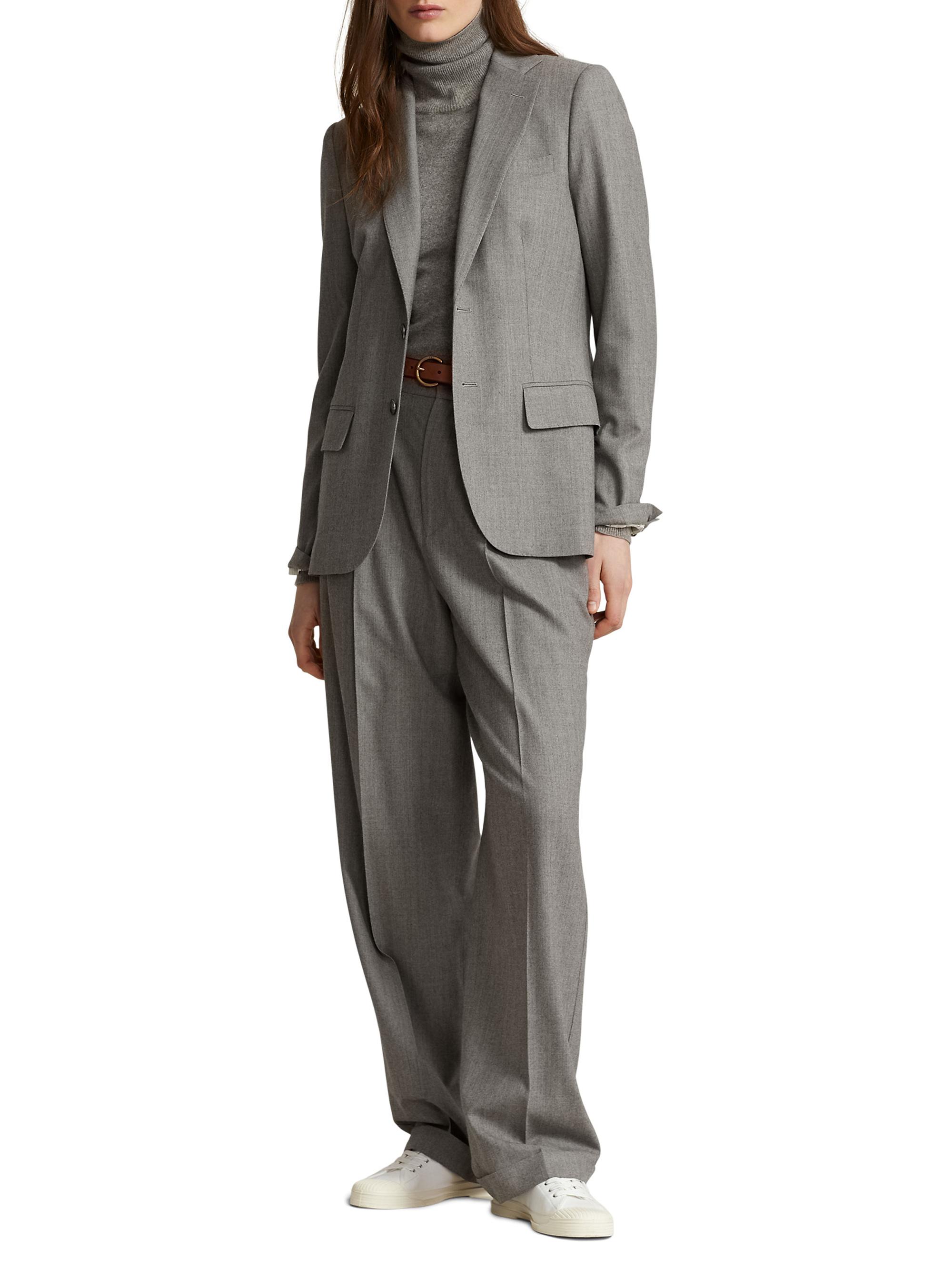 Polo Ralph Lauren Single-Breasted Flannel Blazer | Saks Fifth Avenue