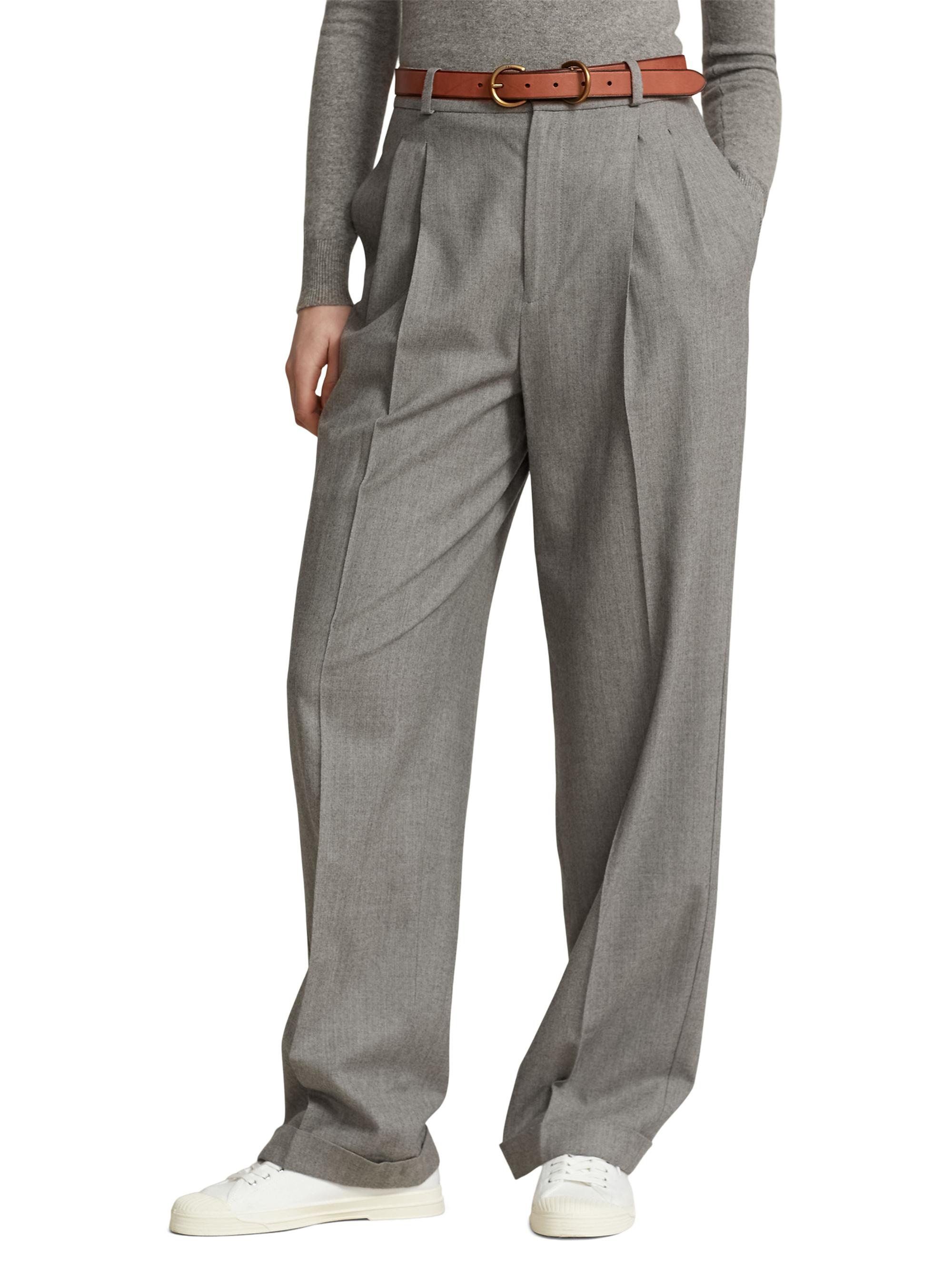 Polo Ralph Lauren Flannel ​Wool Straight-Leg Pants | Saks