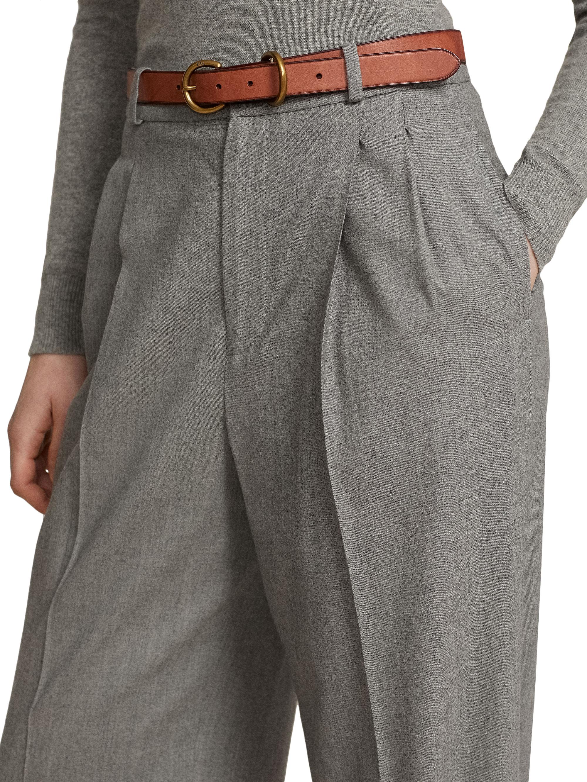 Polo Ralph Lauren Flannel ​Wool Straight-Leg Pants | Saks