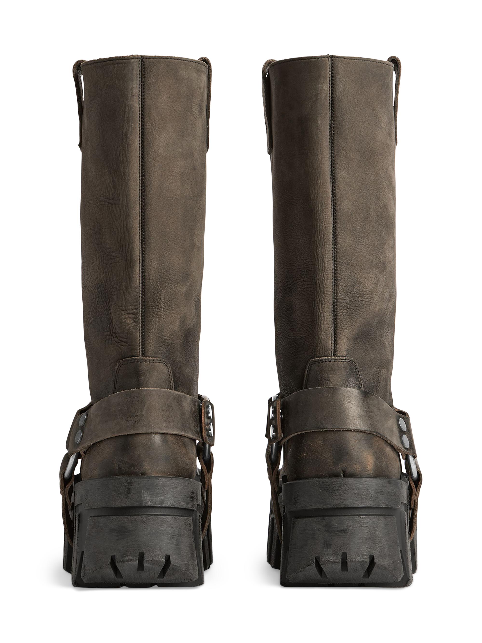 Balenciaga Bulldozer Harness Boots | Saks Fifth Avenue