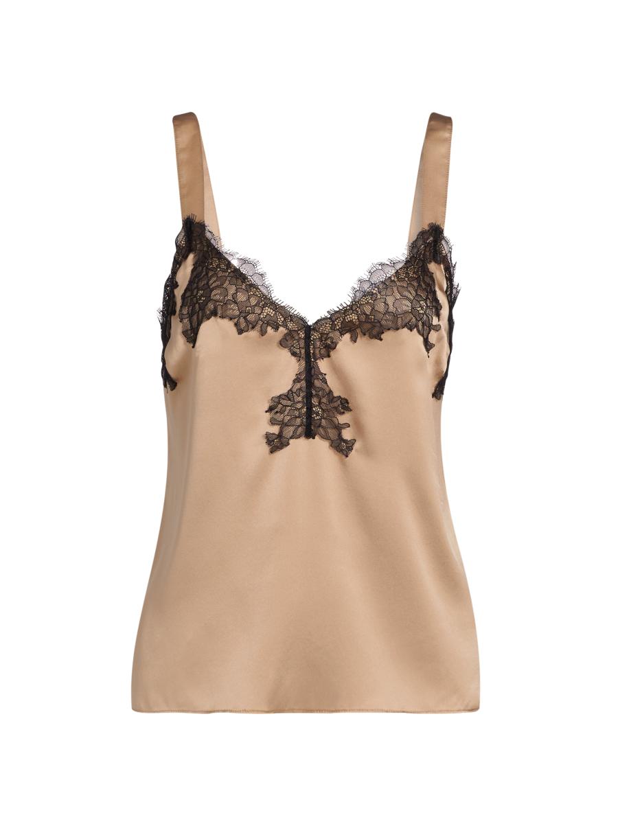 Cami NYC Beatrice Lace-Trim Silk Camisole | Saks Fifth Avenue