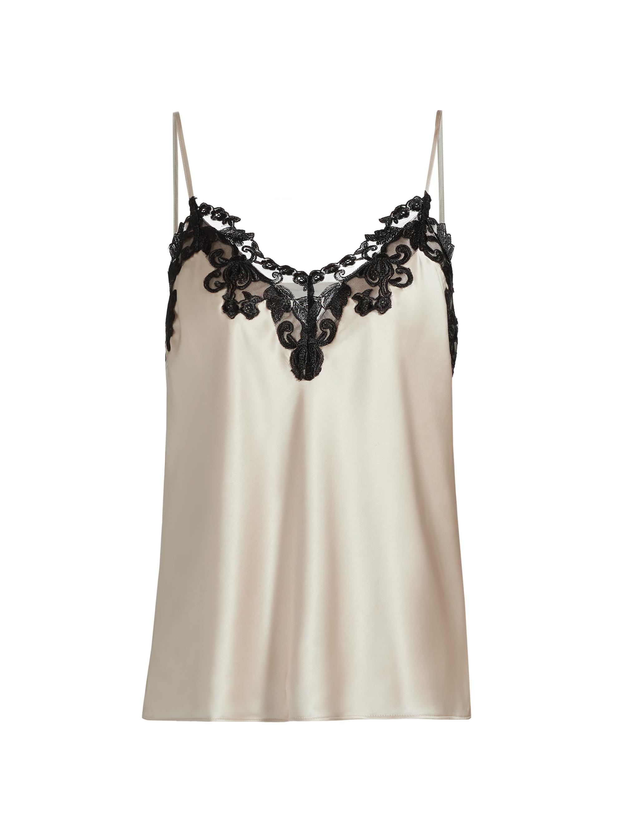 Cami NYC Women's Andria Lace-Trim Silk Camisole - Cannoli