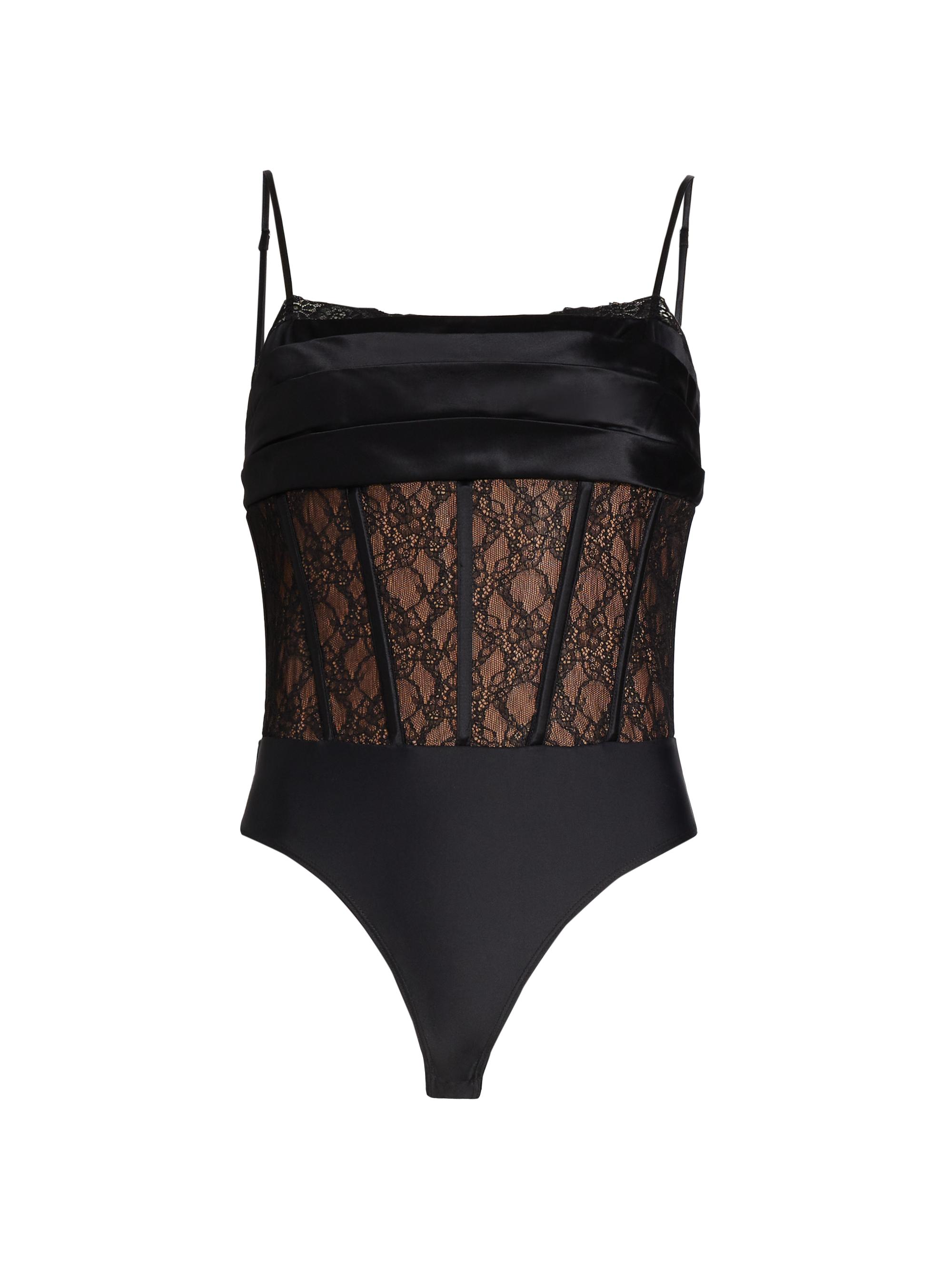 Cami NYC Women's Danika Lace Bodysuit - Black
