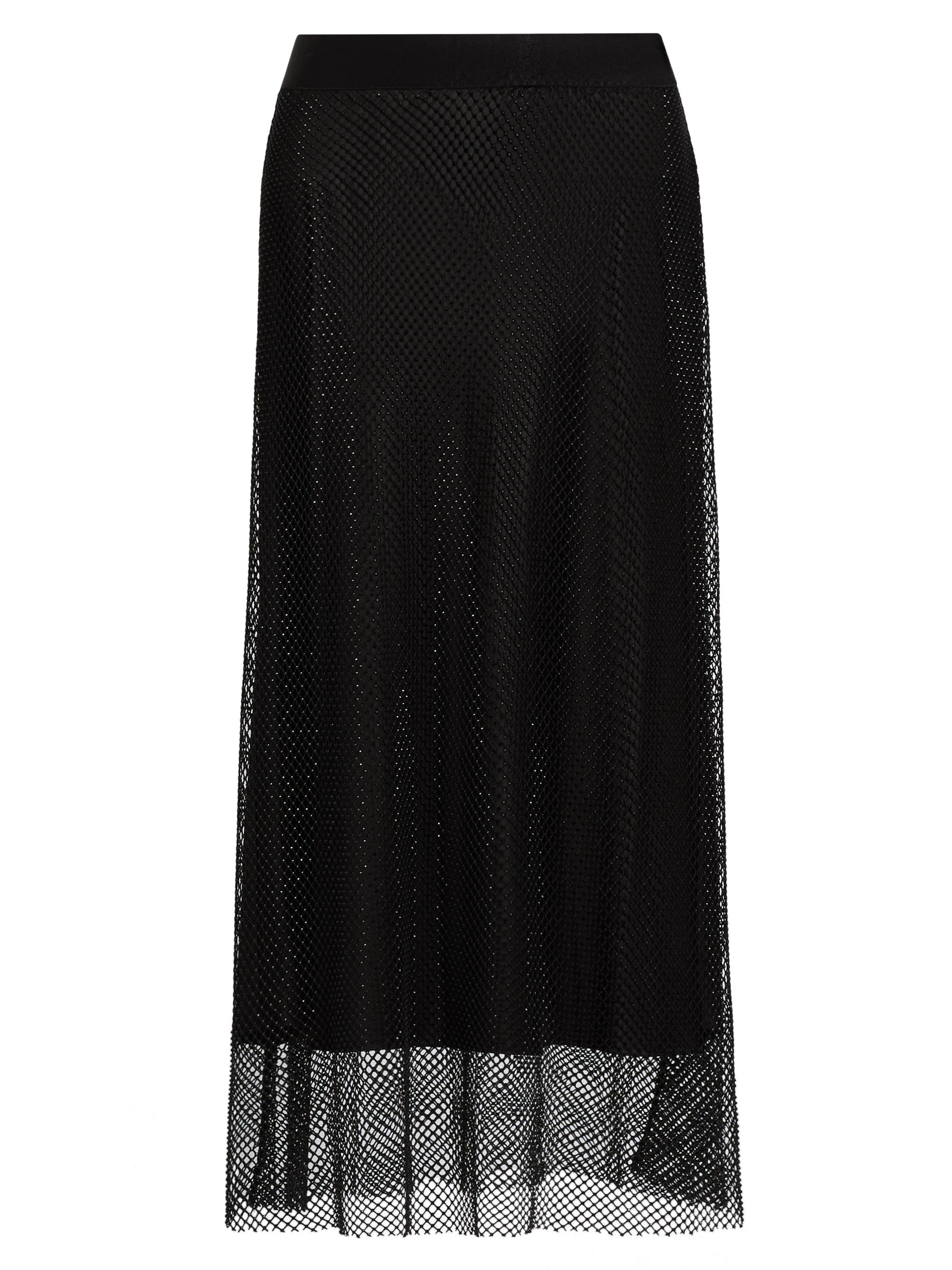 Et Ochs Women's Giovanni Mesh Net Skirt - Black