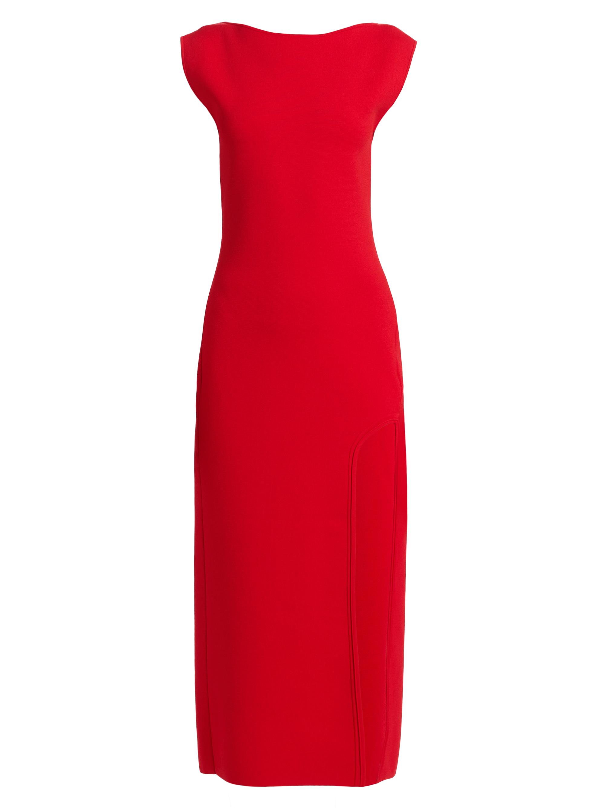 Cinq à Sept Enya Asymmetric Midi Dress | Saks Fifth Avenue