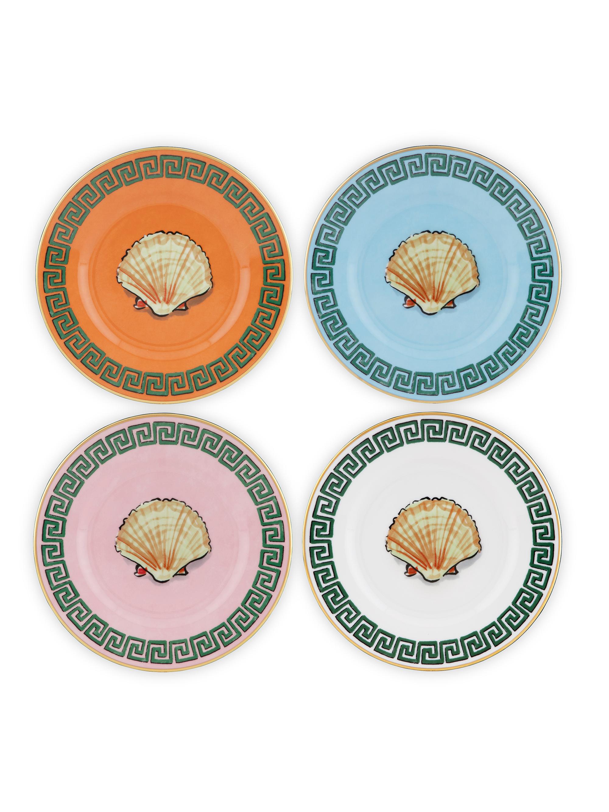 Ginori 1735 Il Viaggio di Nettuno 4-Piece Bread Plate Set