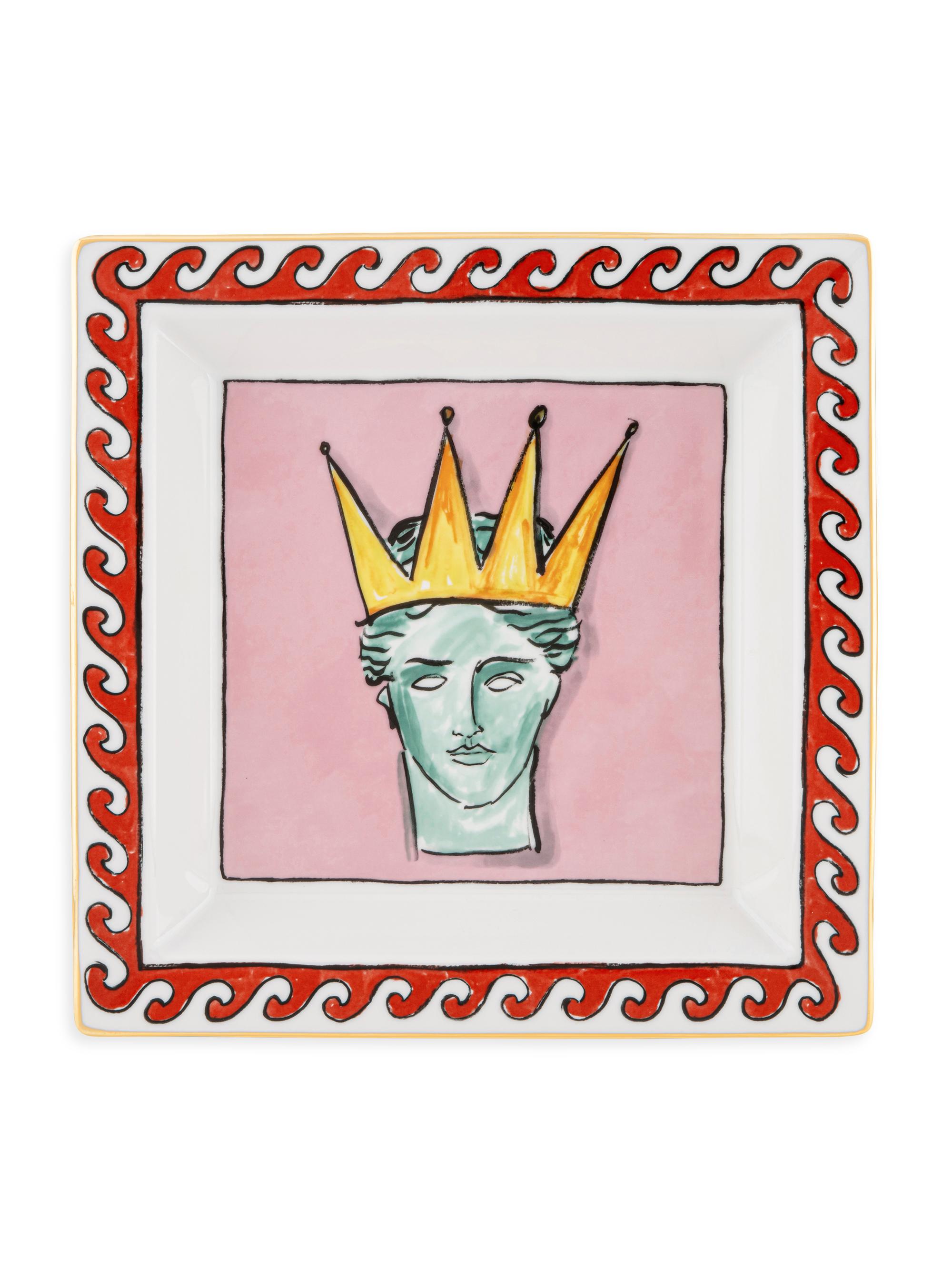 Ginori 1735 Il Viaggio di Nettuno Squared Change Tray - White