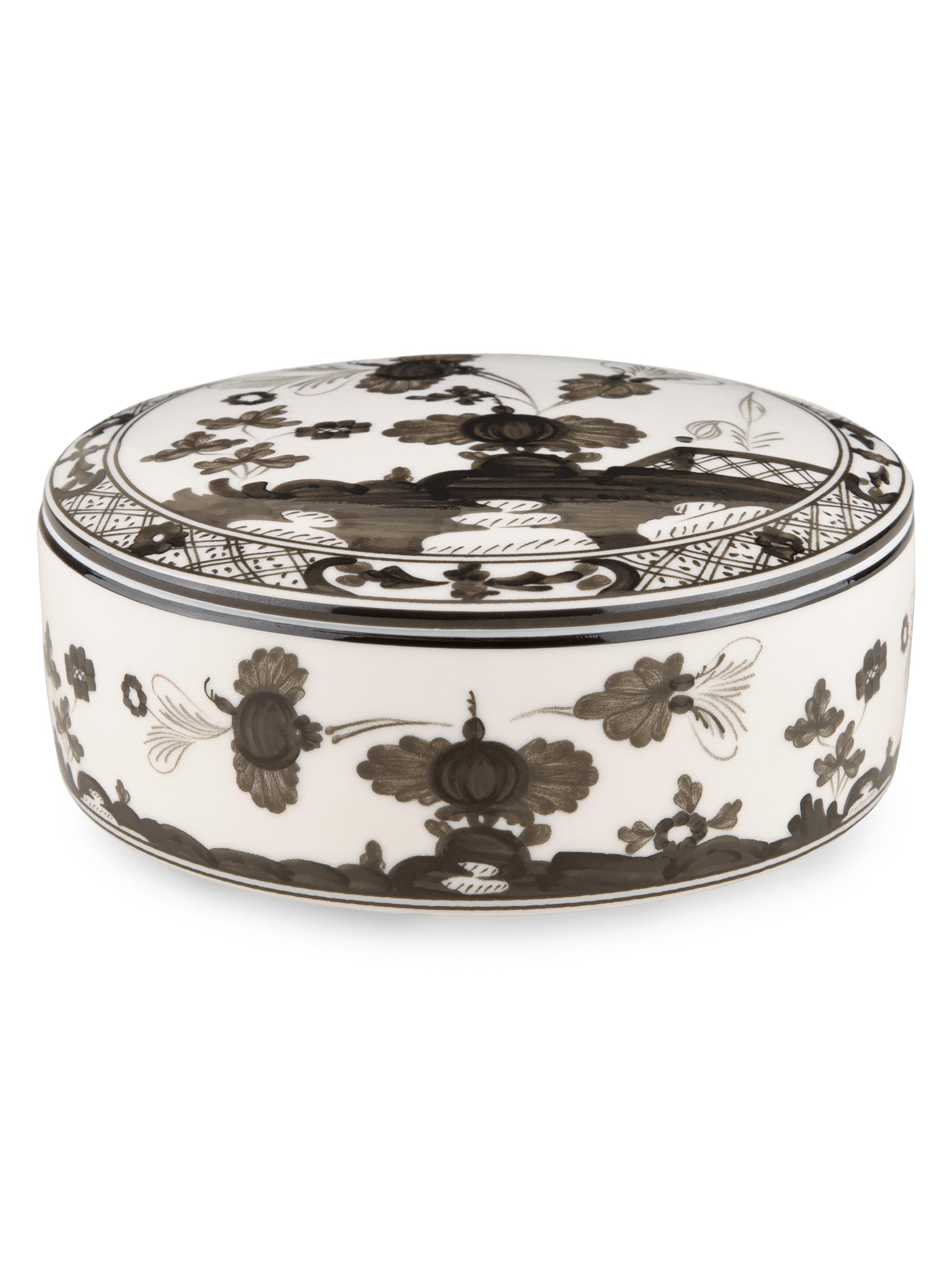 Ginori 1735 Oriente Italiano Round Box - Porpora