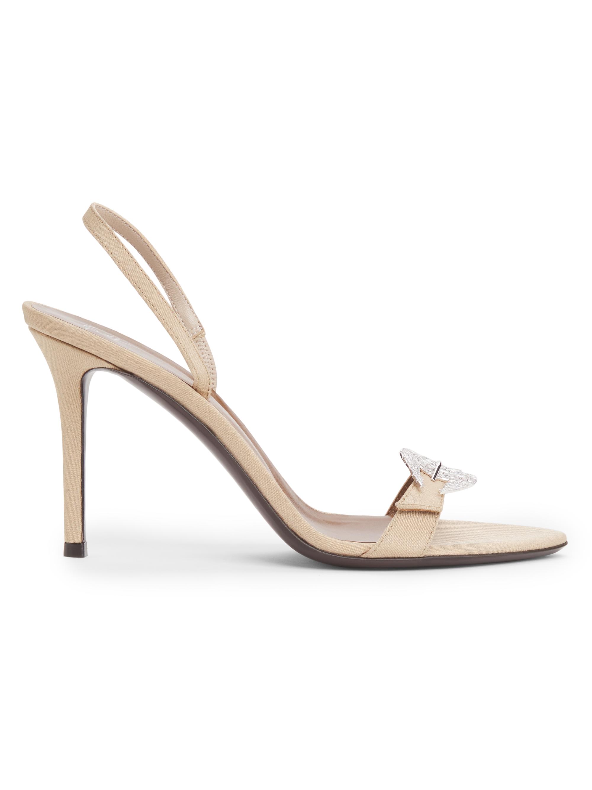Giuseppe Zanotti Silk Slingback Sandals | Saks Fifth Avenue