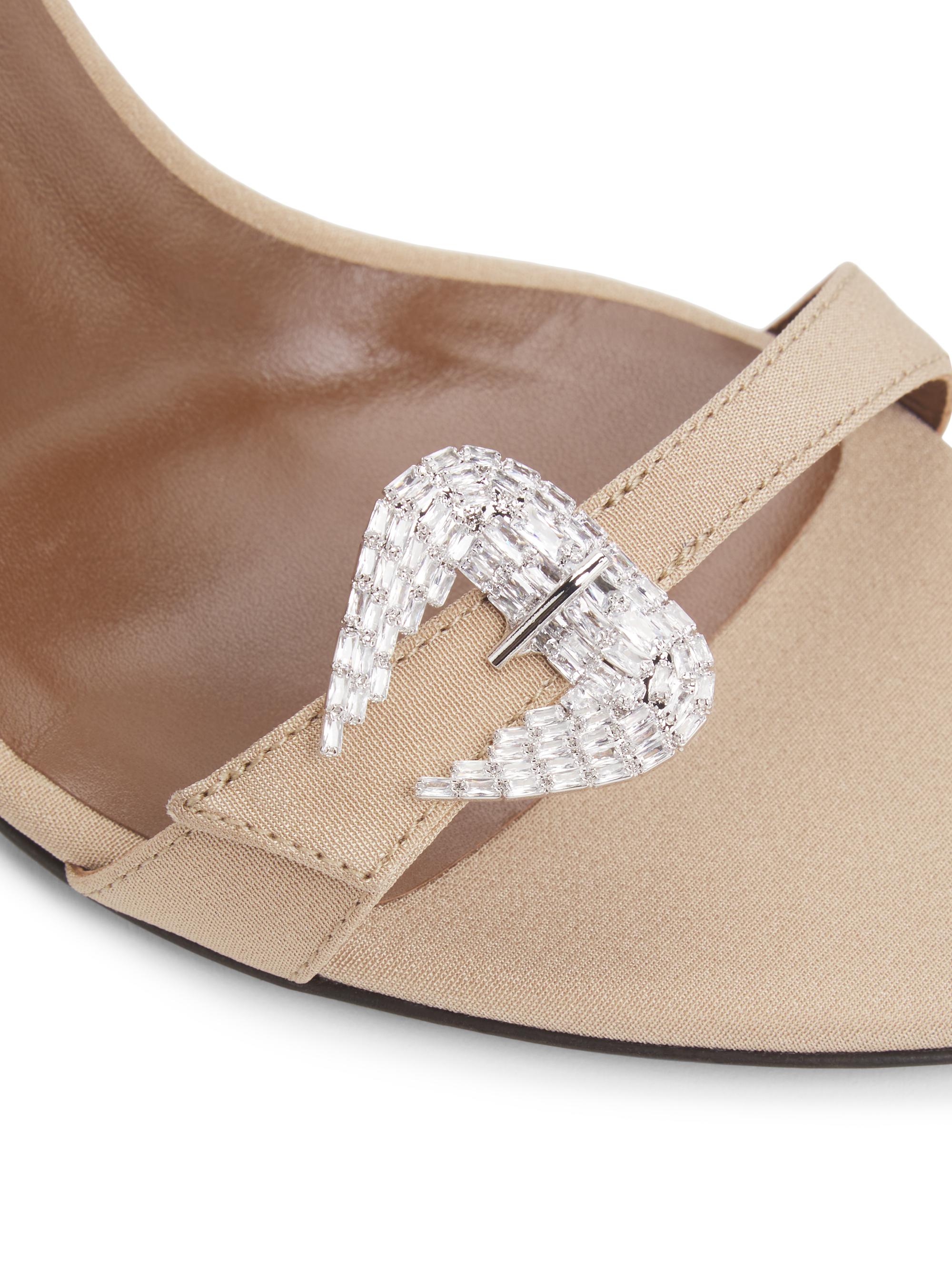 Giuseppe Zanotti Silk Slingback Sandals | Saks Fifth Avenue