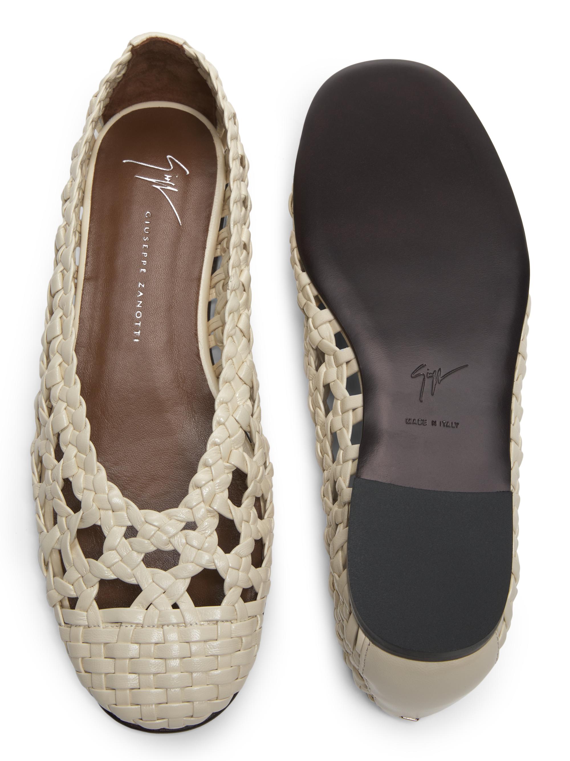 Giuseppe Zanotti Woven Leather Ballet Flats | Saks Fifth Avenue