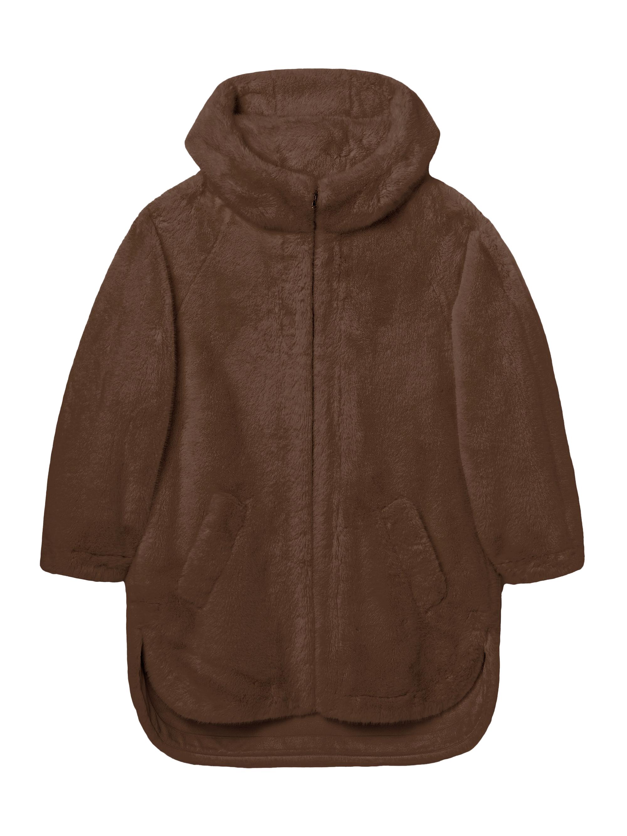 jakke.ファーコート　ブラウン jakke（ジャッキー） アウター 「JAKKE/ジャッキー」ファーコート