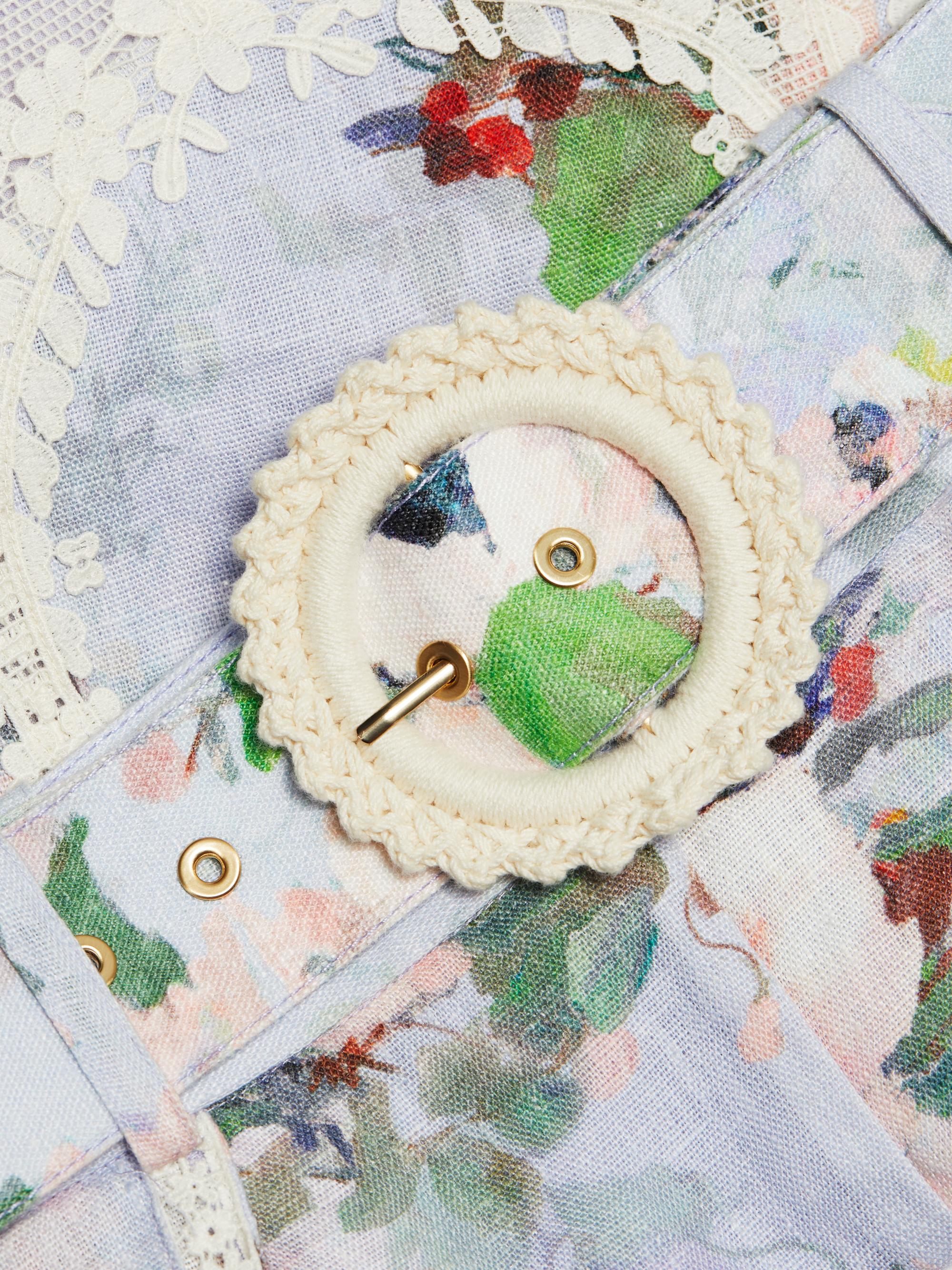 Zimmermann Everley Lace-Trim Tuck Shorts | Saks Fifth Avenue