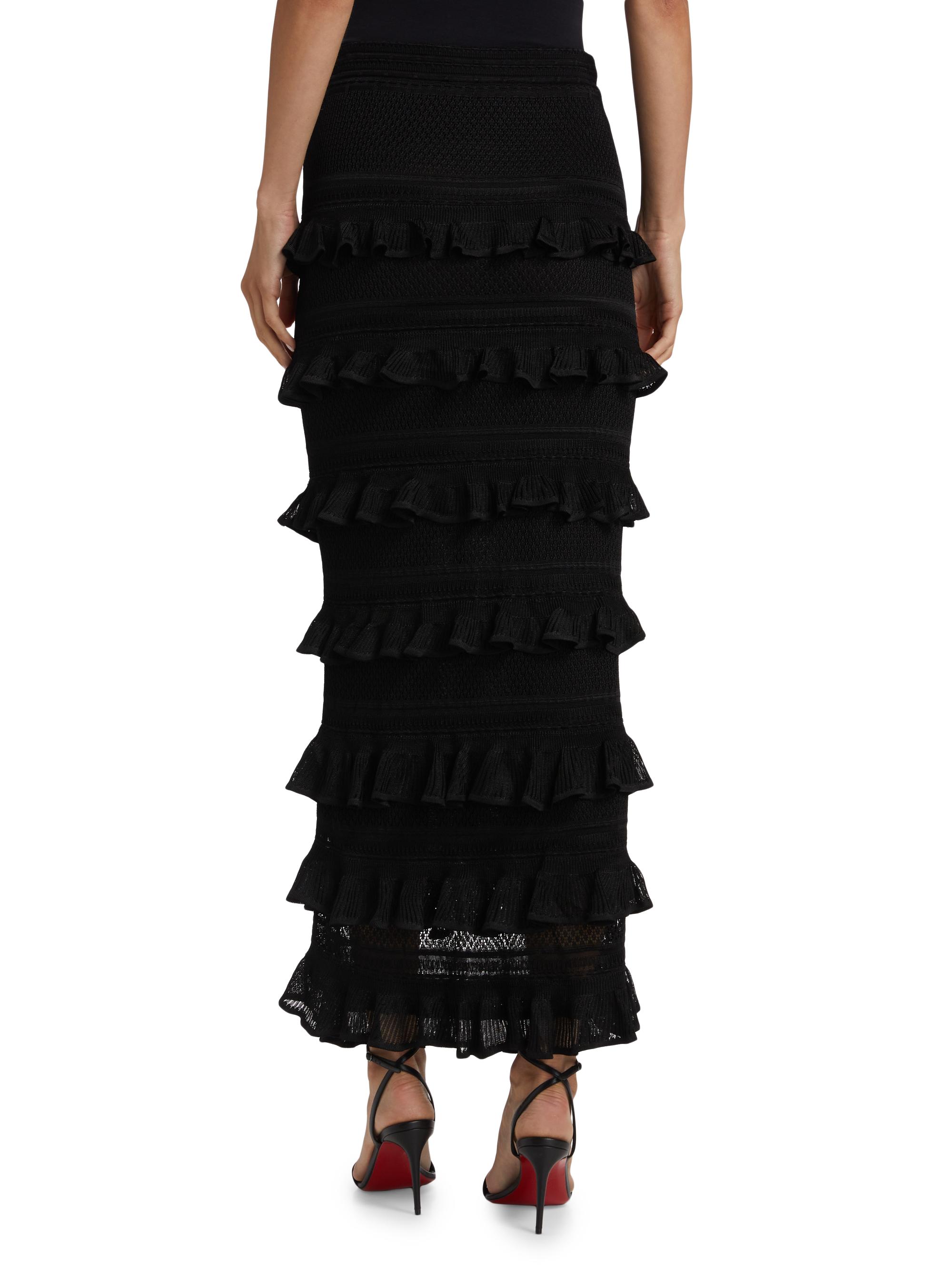 ❇️Zimmermannジマーマン25秋新作ブラック花柄ロングスカート ❇️Zimmermannジマーマン25秋新作ブラック花柄ロングスカート