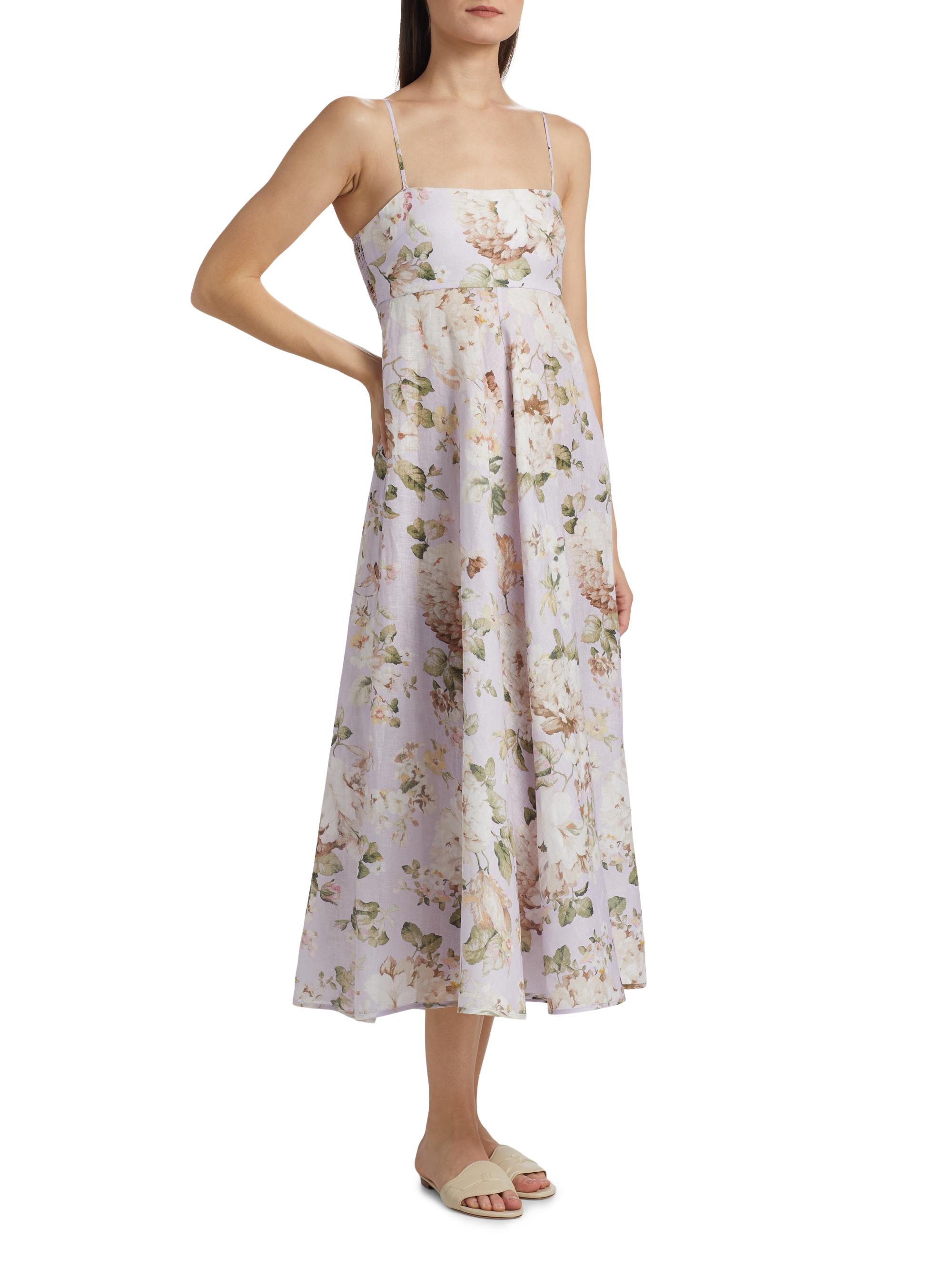 Zimmermann Acacia Bandeau Midi-Dress | Saks Fifth Avenue
