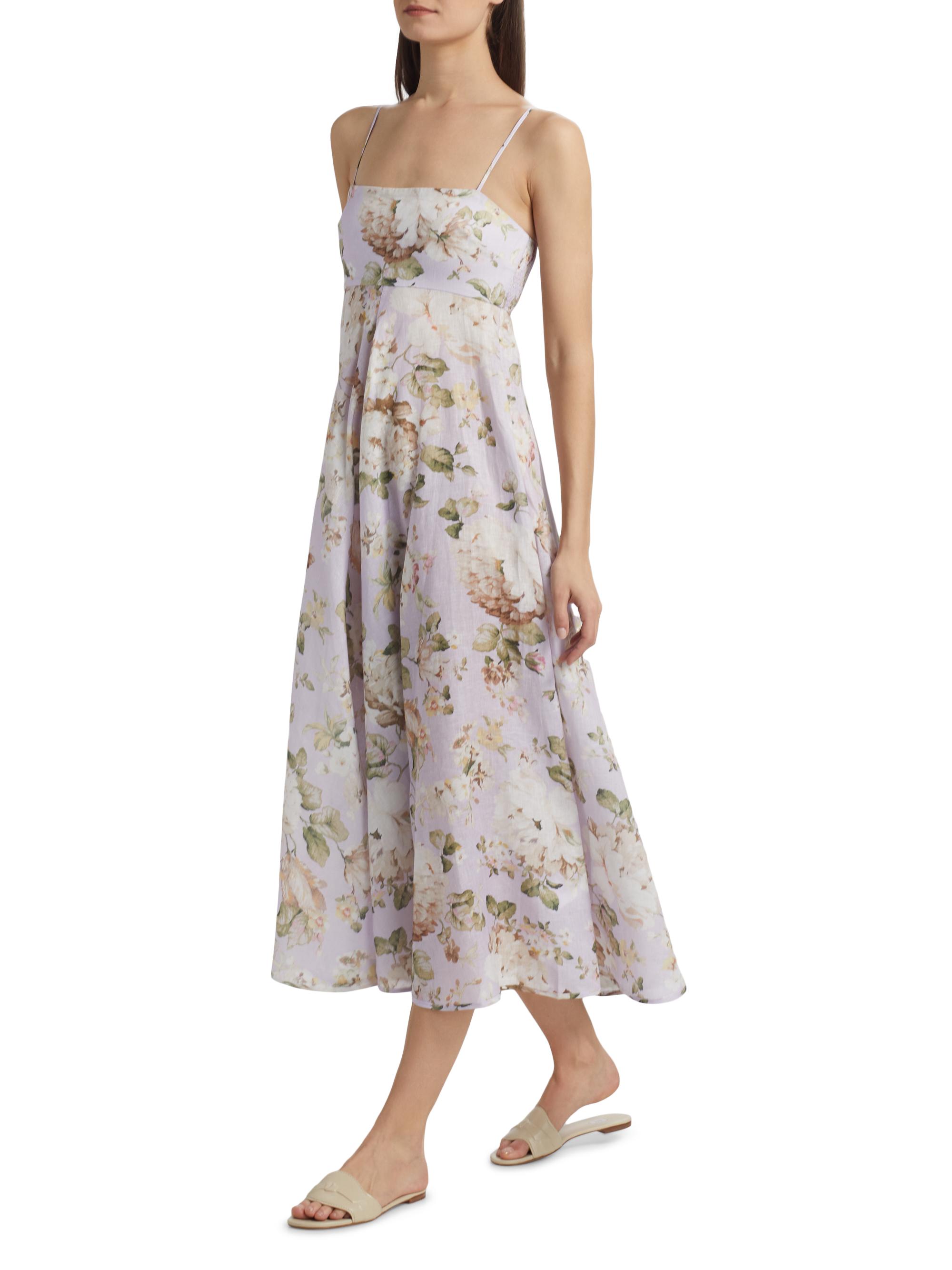 Zimmermann Acacia Bandeau Midi-Dress | Saks Fifth Avenue