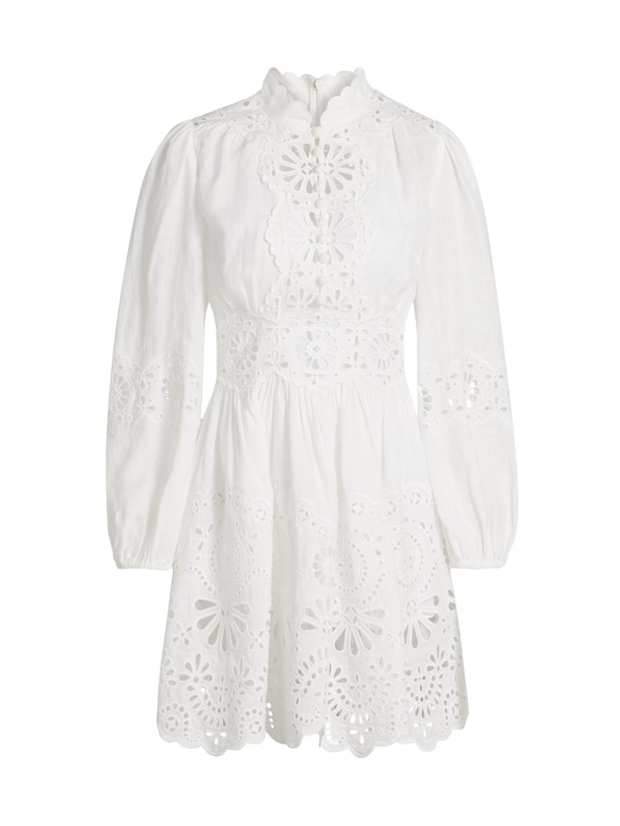 【Zimmermann】アカシア ブロデリー タイ ミニドレス 0400021897830?wid=900