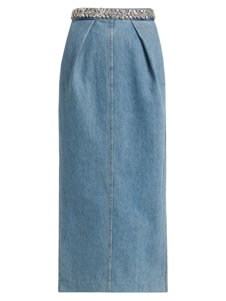 original/再入荷】rhinestone denim skirt | POMME d'amour