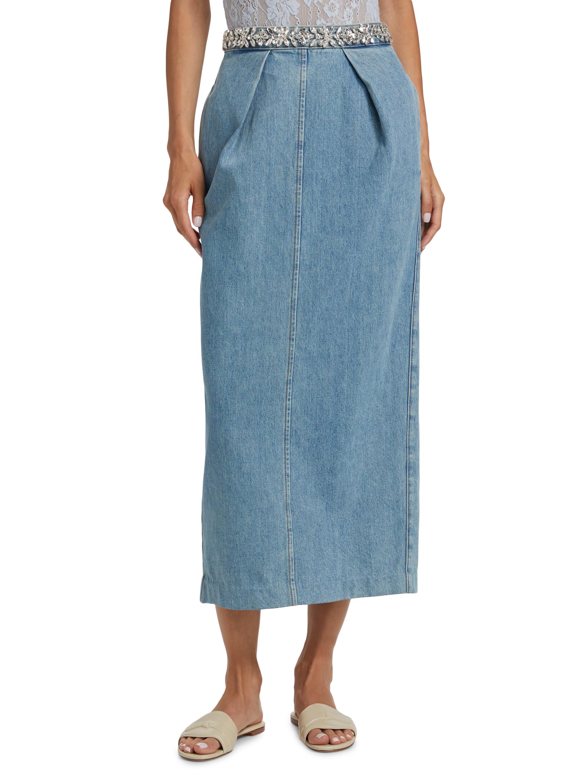 hnasama Diante REMAKE DENIM SKIRT hnasama Diante REMAKE