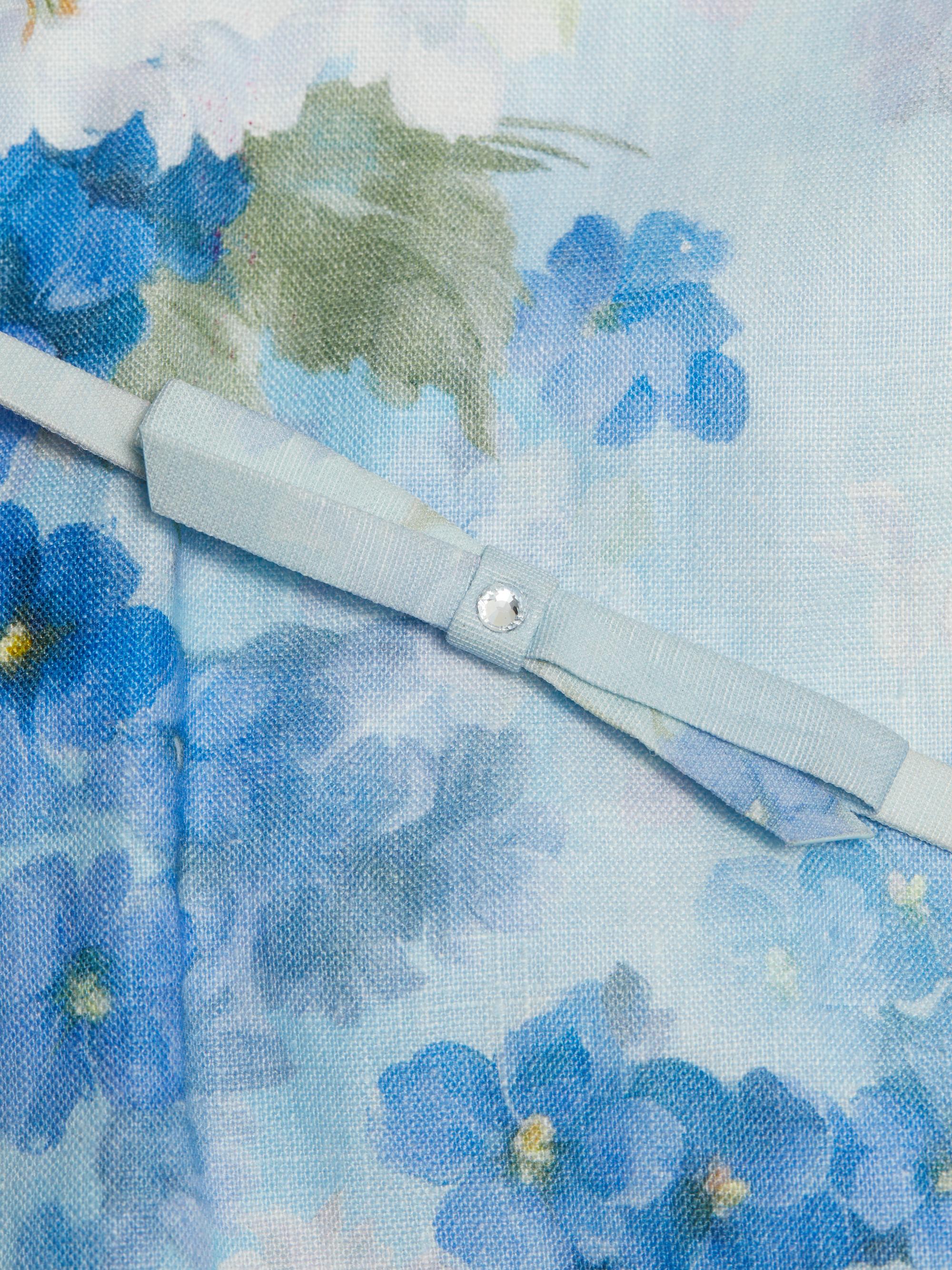 Zimmermann Crush Floral Scalloped Shift Dress | Saks Fifth