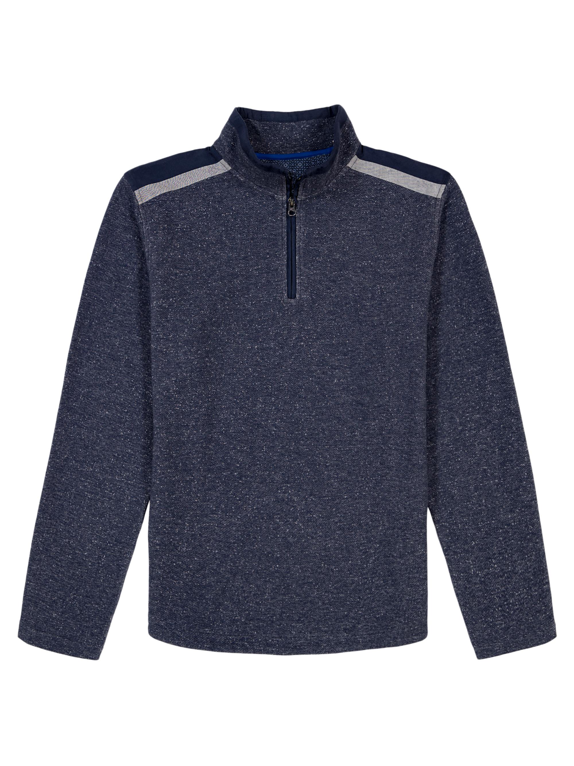 Robert Graham Men's Rufino Knit Quarter-Zip Sweater - Indigo