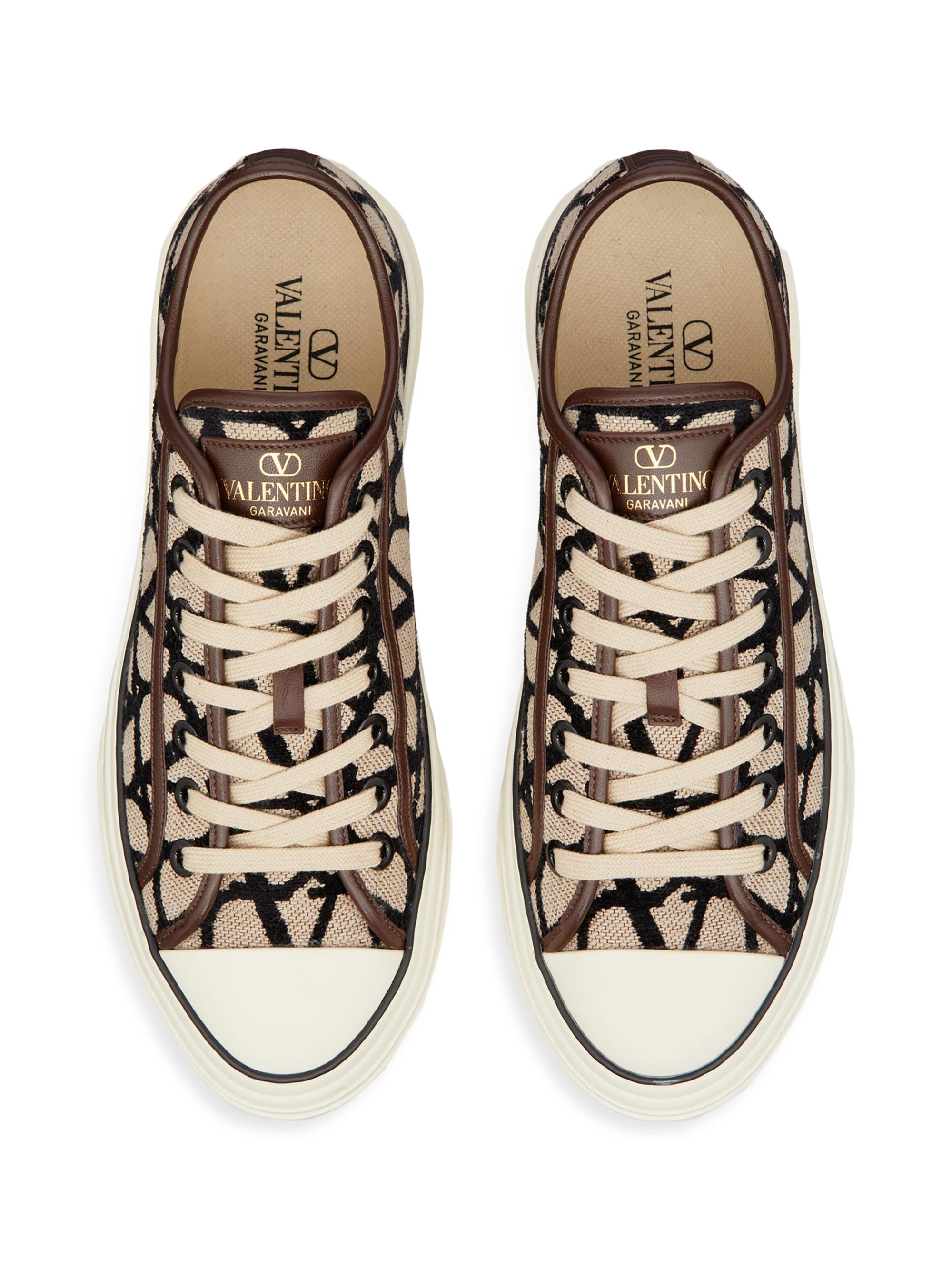 Valentino Garavani Toile Iconographe Totaloop Low-Top
