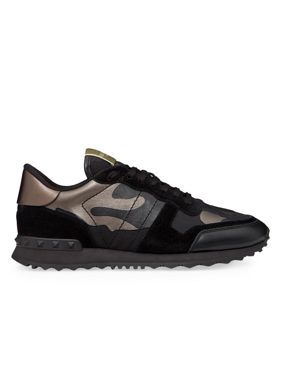 Valentino Garavani Rockrunner メッシュスニーカー Rockrunner mesh sneakers in black - Valentino Garavani