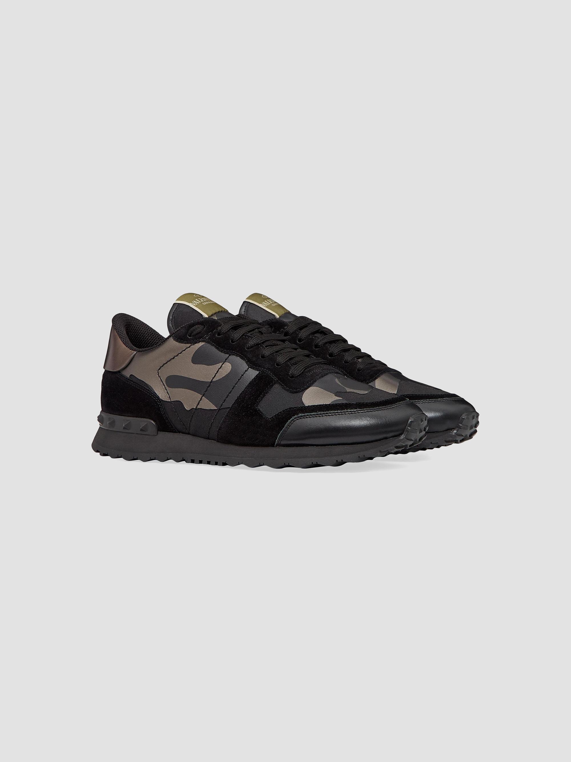 Valentino Garavani Rockrunner Camouflage Noir Metallic  display picture 1
