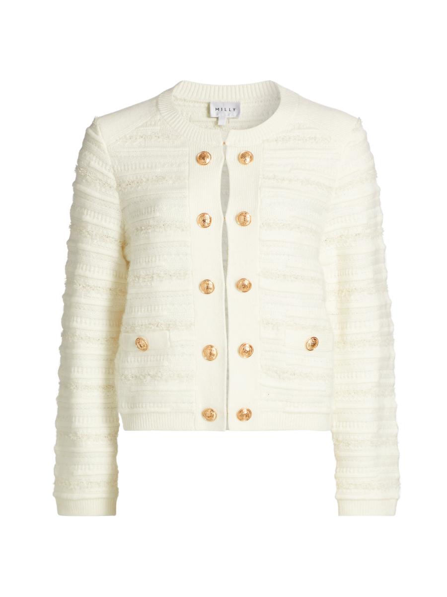 ジャケット・アウター RIELLE RICHE Sheer Knit Cardigan(Ivory) 商品検索 - RIELLE RICHE