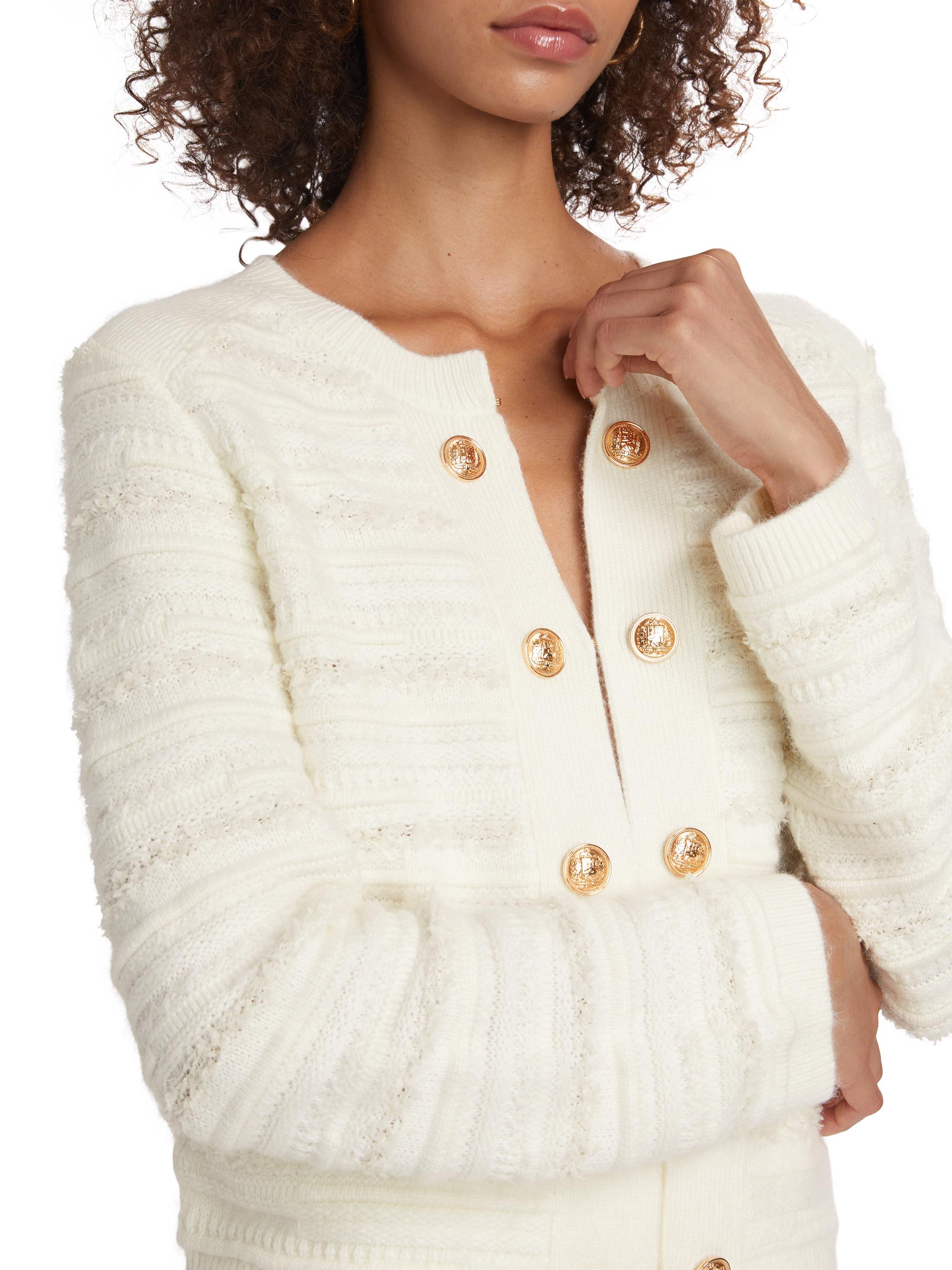 Milly Milly Textured Stripe Knit Cardigan Jacket | Saks Fifth Avenue