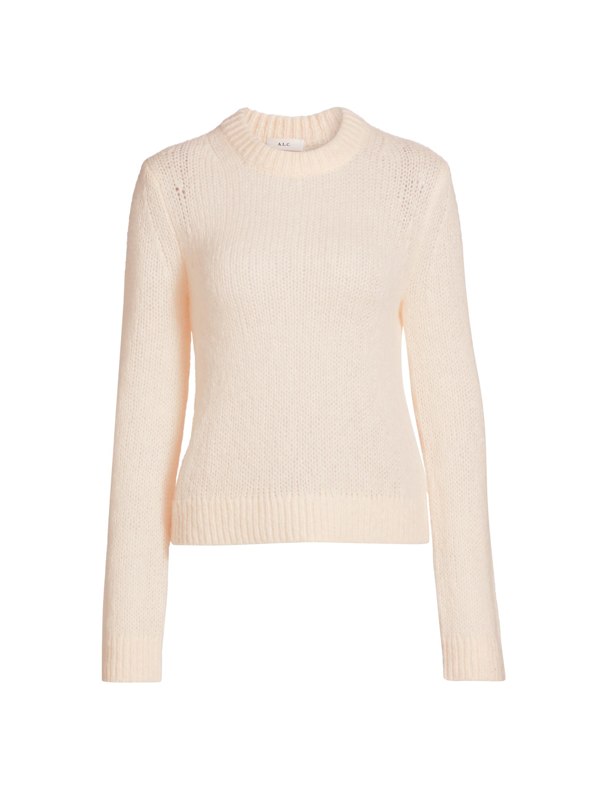 A.L.C. Women's Bowie Crewneck Sweater - Light Pink