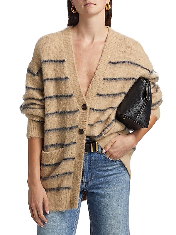 Shop A.L.C. Cody Alpaca-Blend Cardigan | Saks Fifth Avenue Shop A.L.C. Cody Alpaca-Blend Cardigan | Saks Fifth Avenue