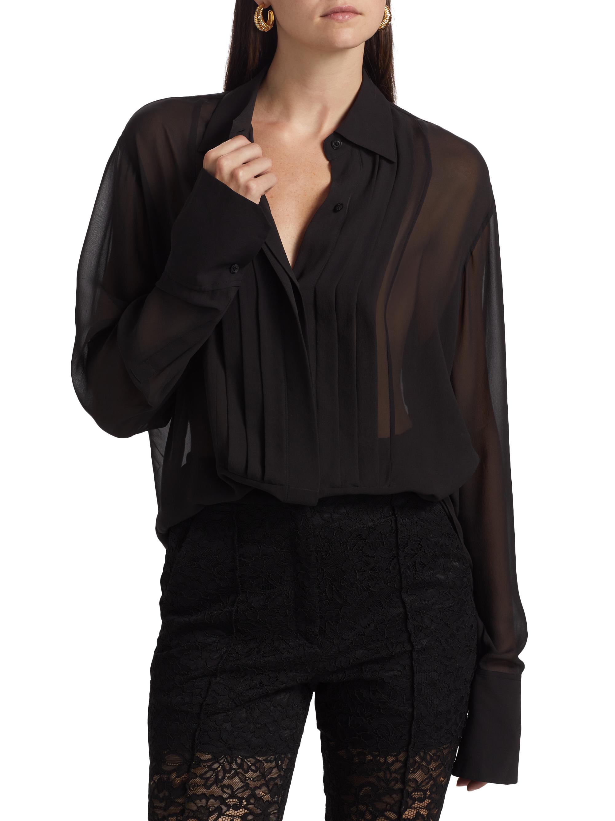 ARCH THE　WOOL SILK SHIRT 　BLACK MUSINSA | ARCH THE Oversized Wool Silk Shirt - Black