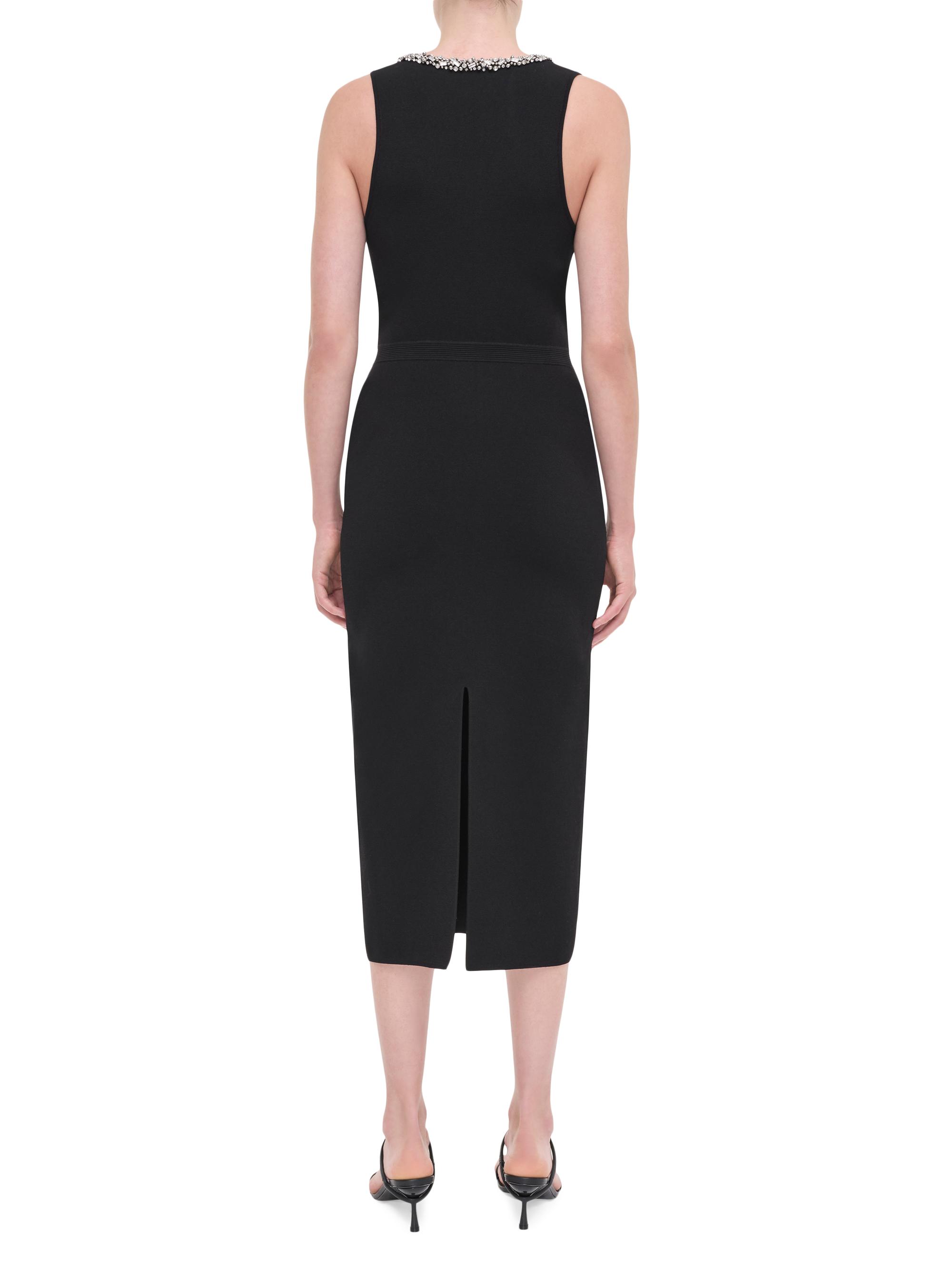 sparkly dresses midi length Elegant A-Line Empire Waist Midi Length Chiffon Sequin Dresses Sleevel