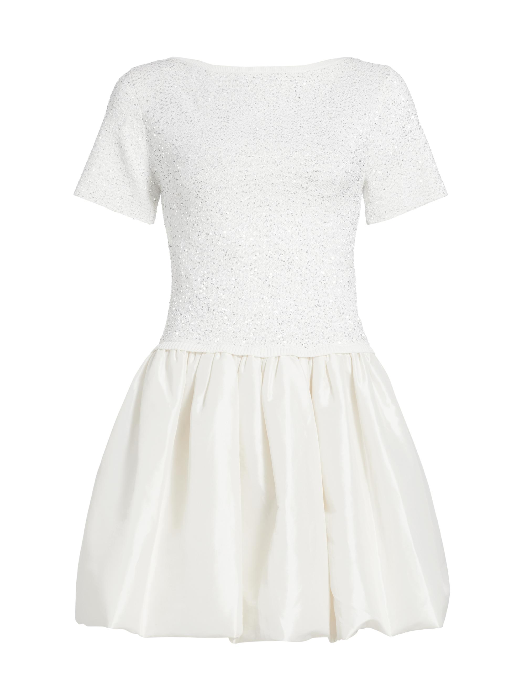 SIMKHAI Kenz Sequin Knit Combo Minidress | Saks Fifth Avenue