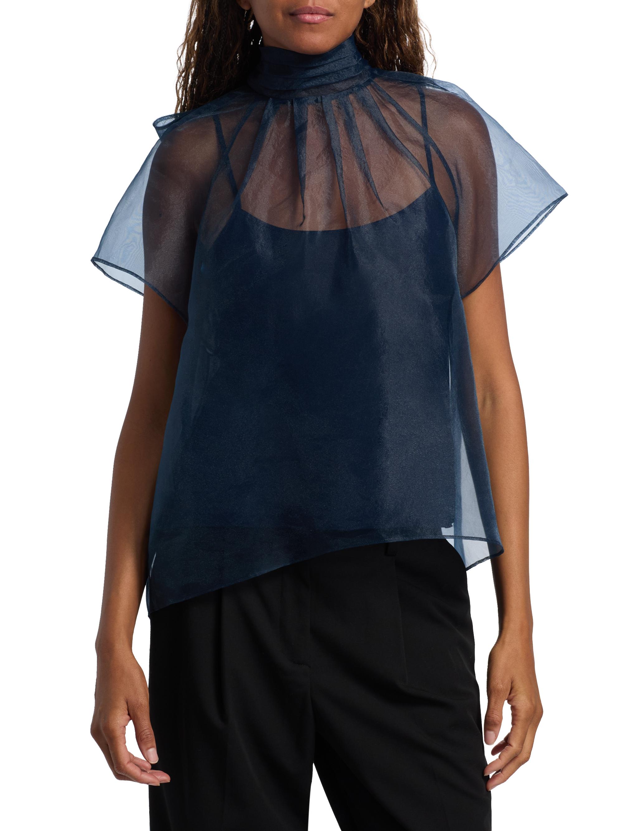 SIMKHAI Feyre Bow-Neck Top | Saks Fifth Avenue