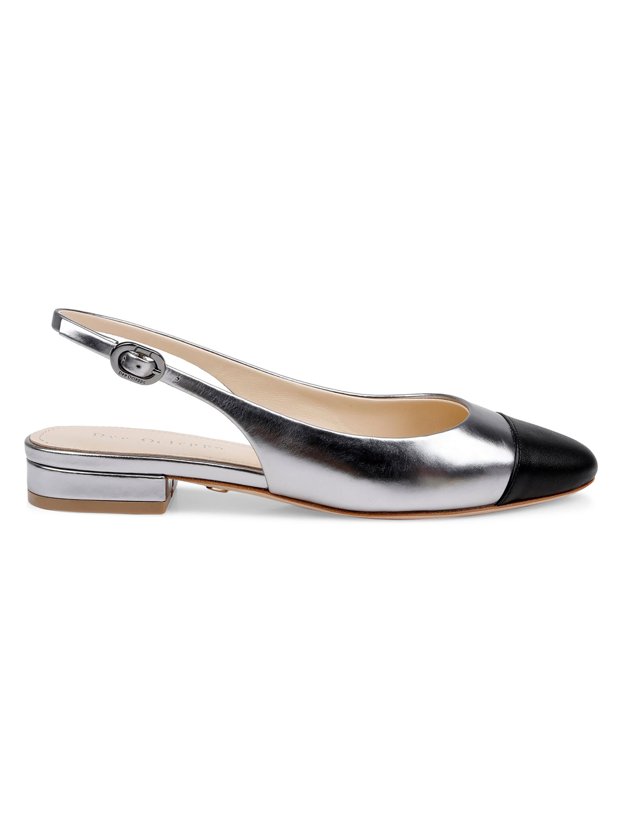Dee Ocleppo Women's Mumbai Flats - Silver Black