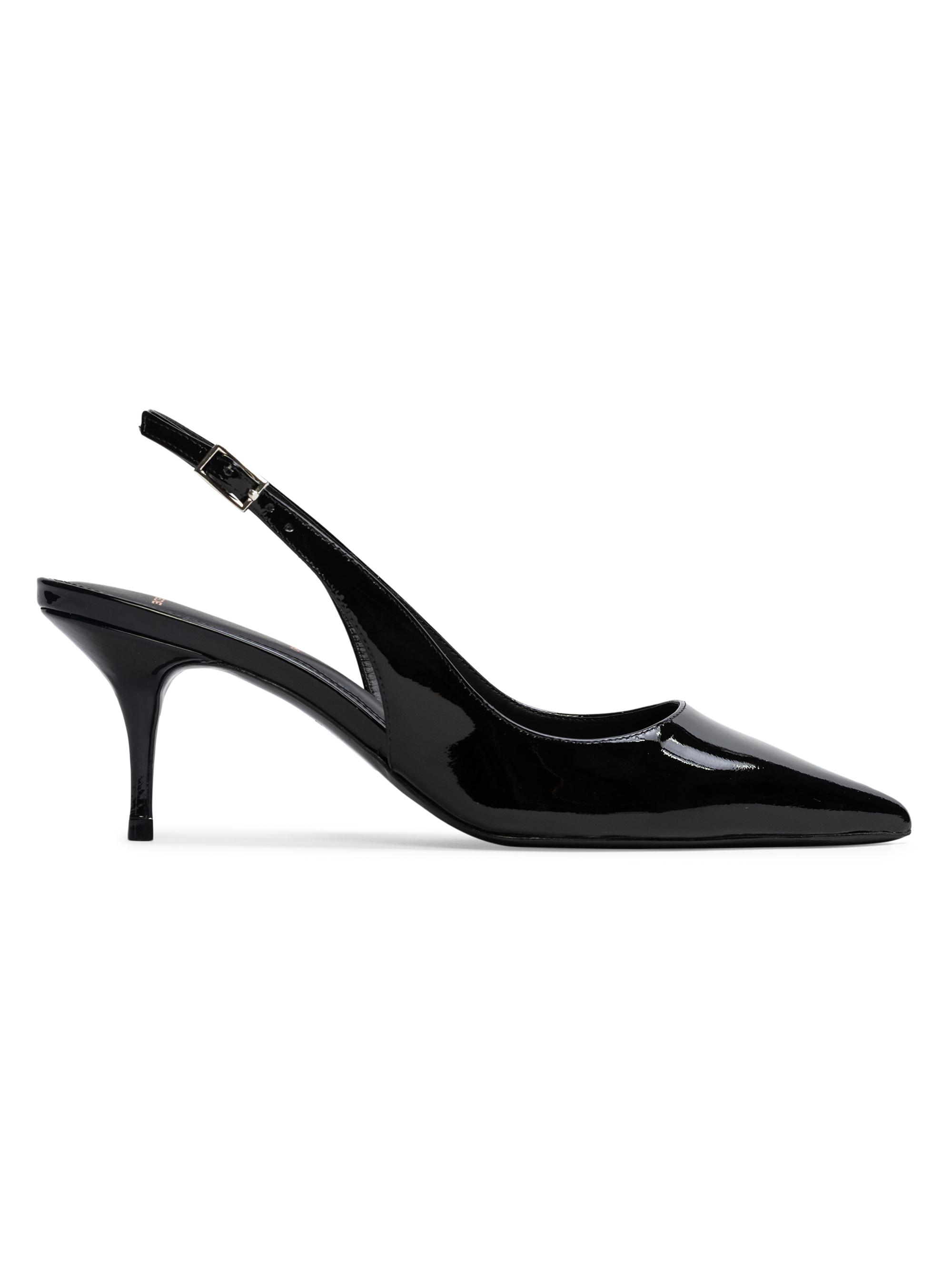 Schutz Paola 65MM Leather Mid-Heel Pumps | Saks Fifth Avenue