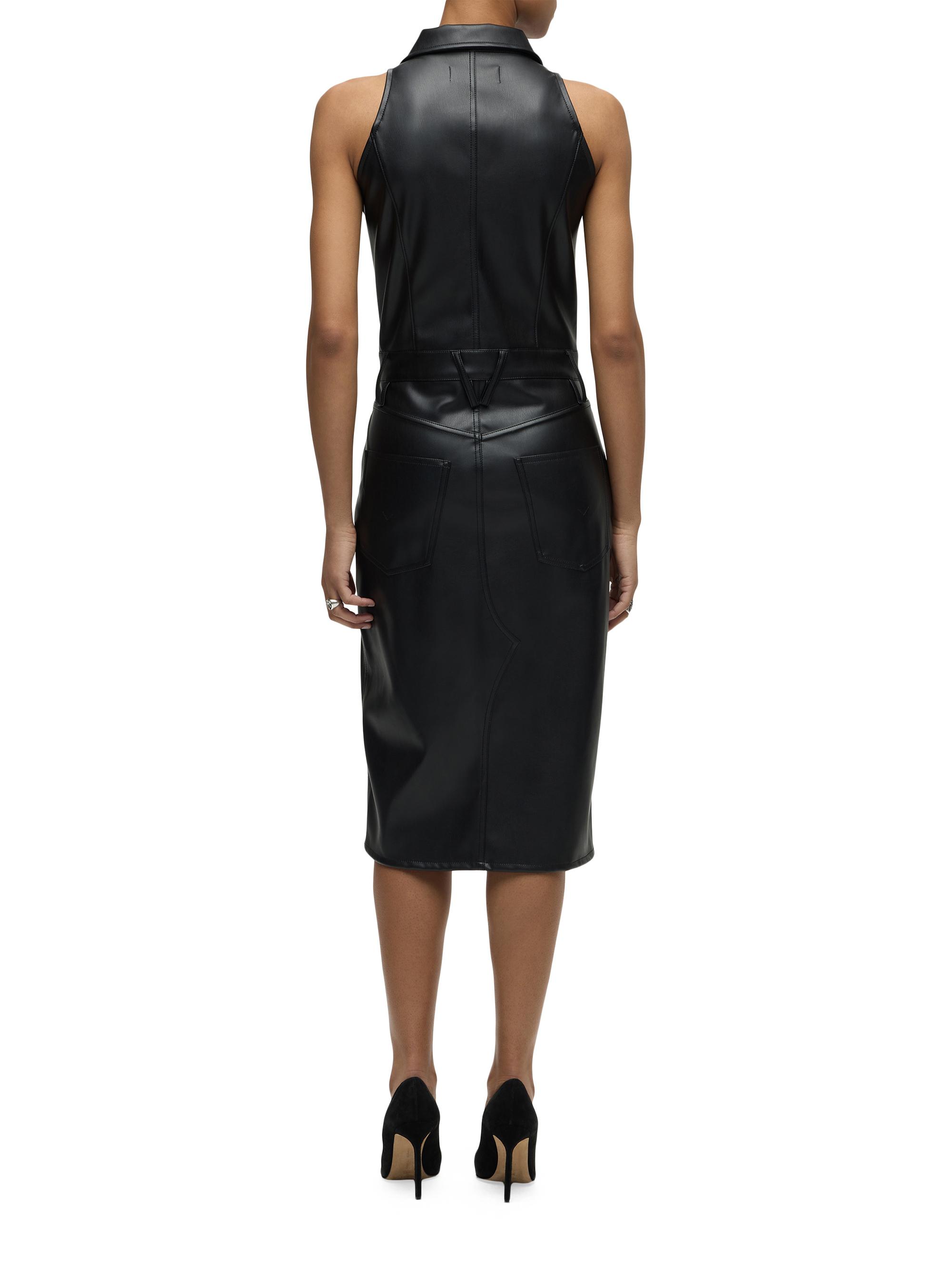 chinese dress ladies The Row Leather Dress