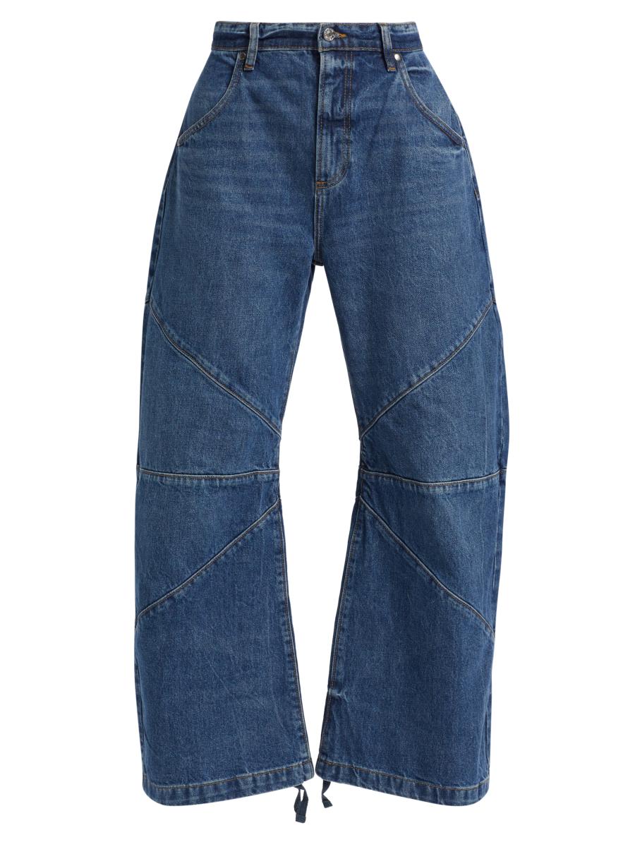 EB Denim Freddy Denim Cropped Barrel Jeans | Saks Fifth Avenue
