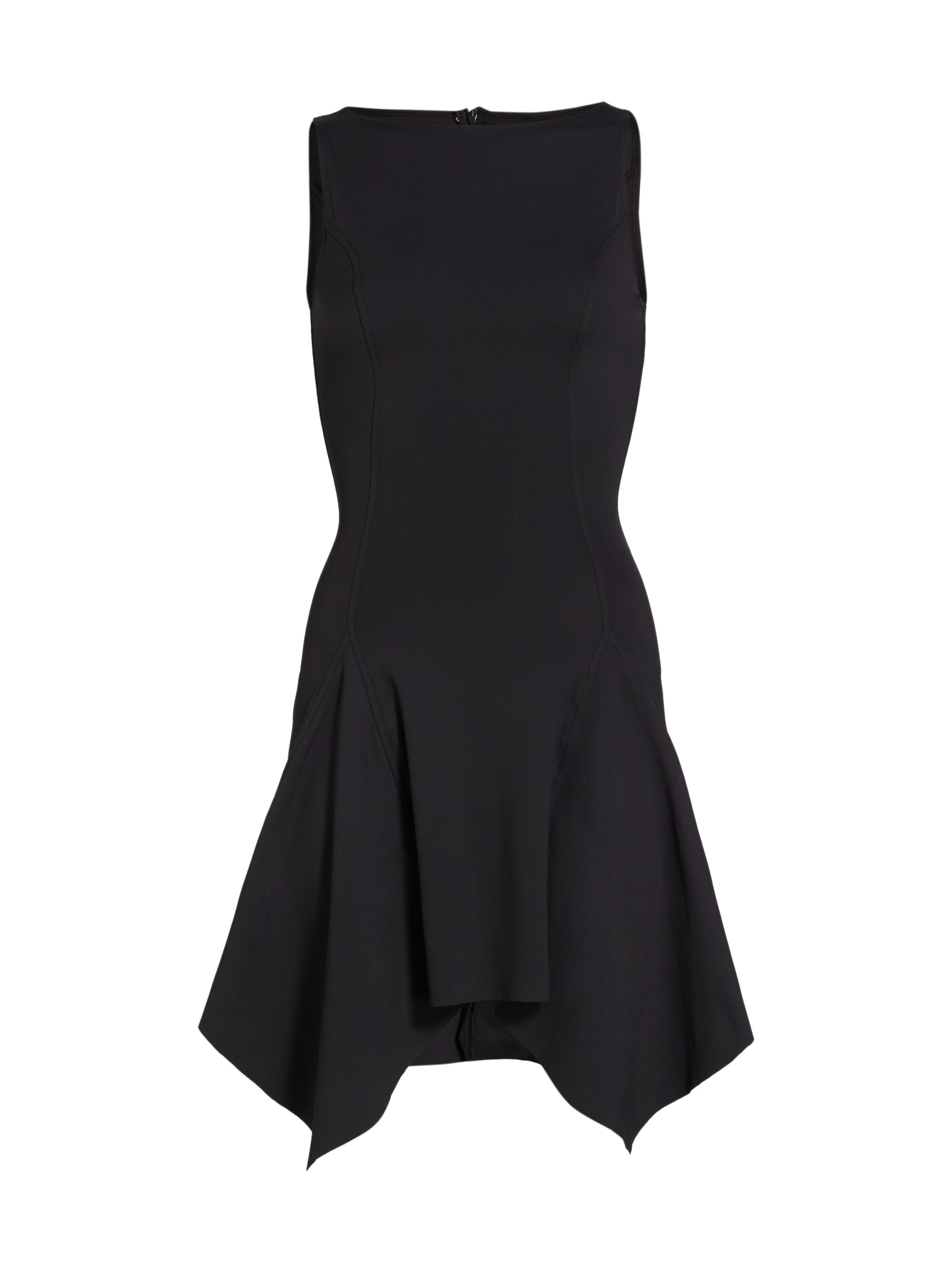 EB Denim Women's Caroline Boatneck Sleeveless Minidress - Black