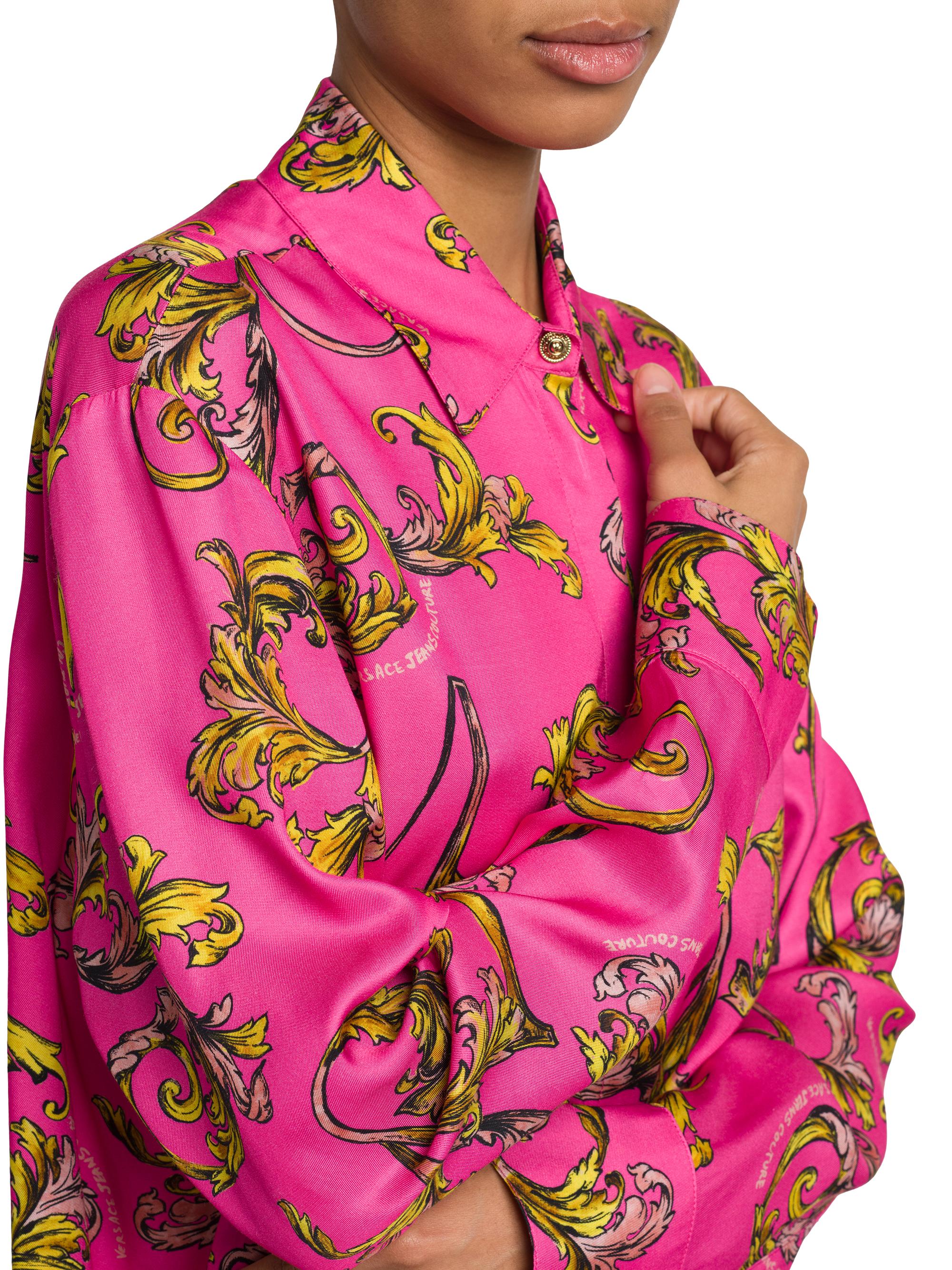 Versace Jeans Couture Baroque Long-Sleeve Shirt | Saks Fifth