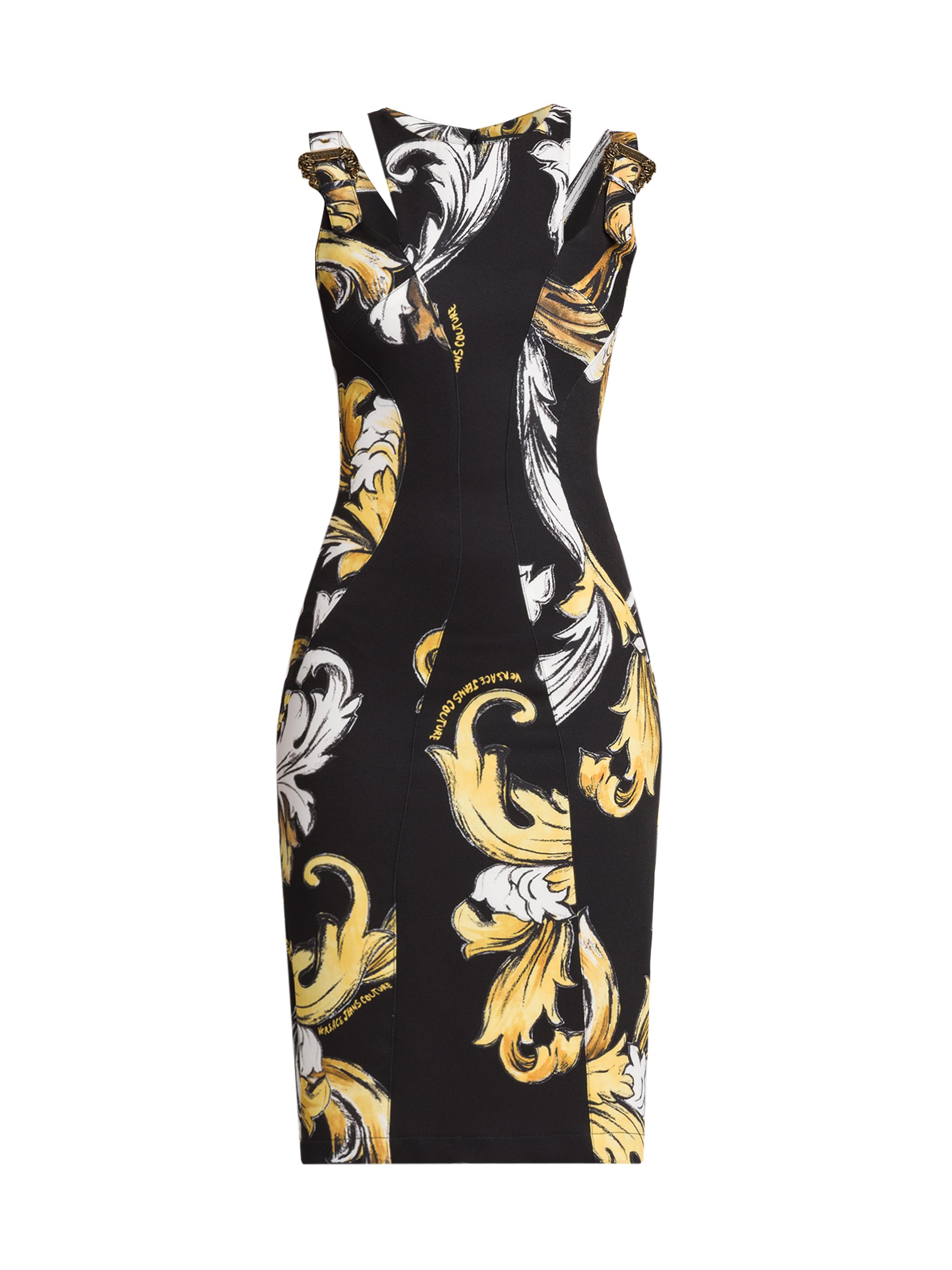 Versace Jeans Couture Vestiti Baroque Sleeveless Knee-Length