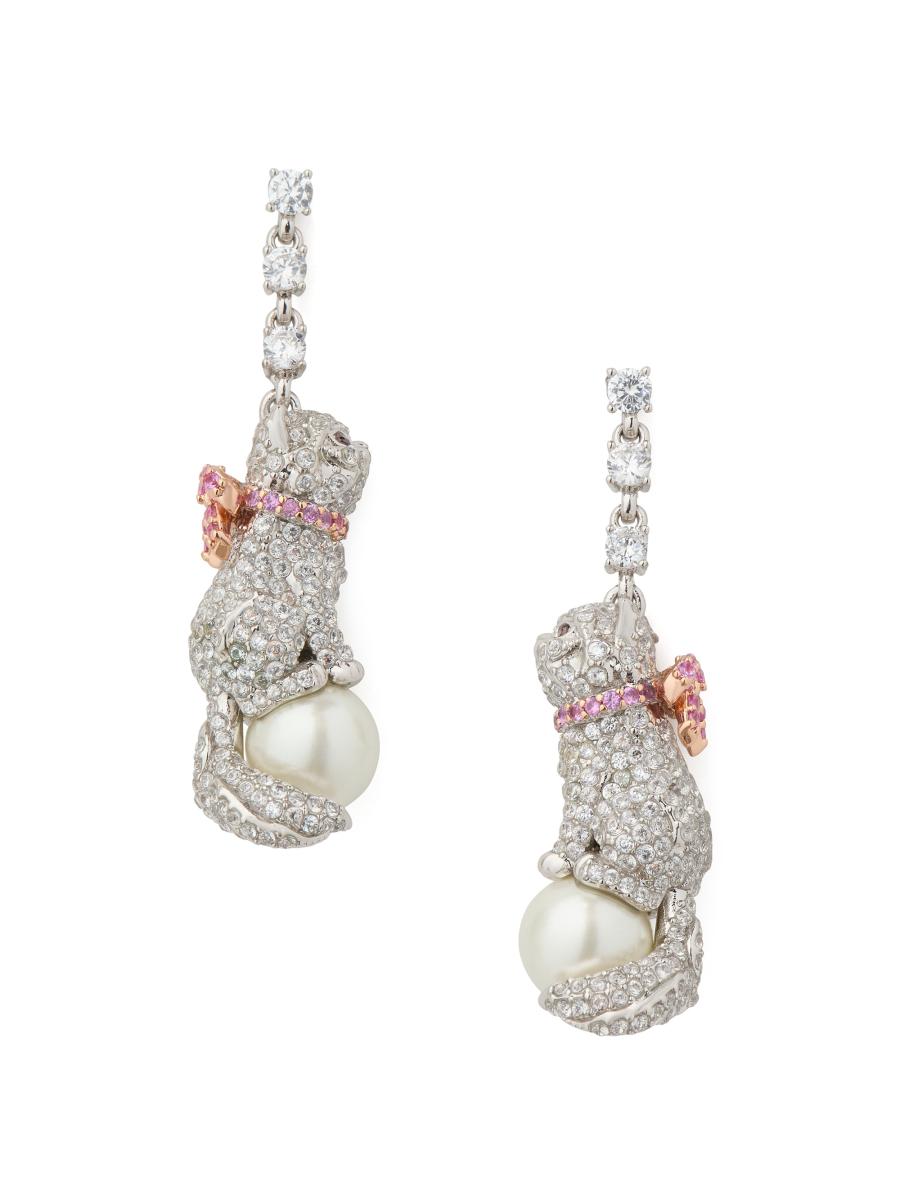 kate spade new york Pawlina Silvertone, Cubic Zirconia
