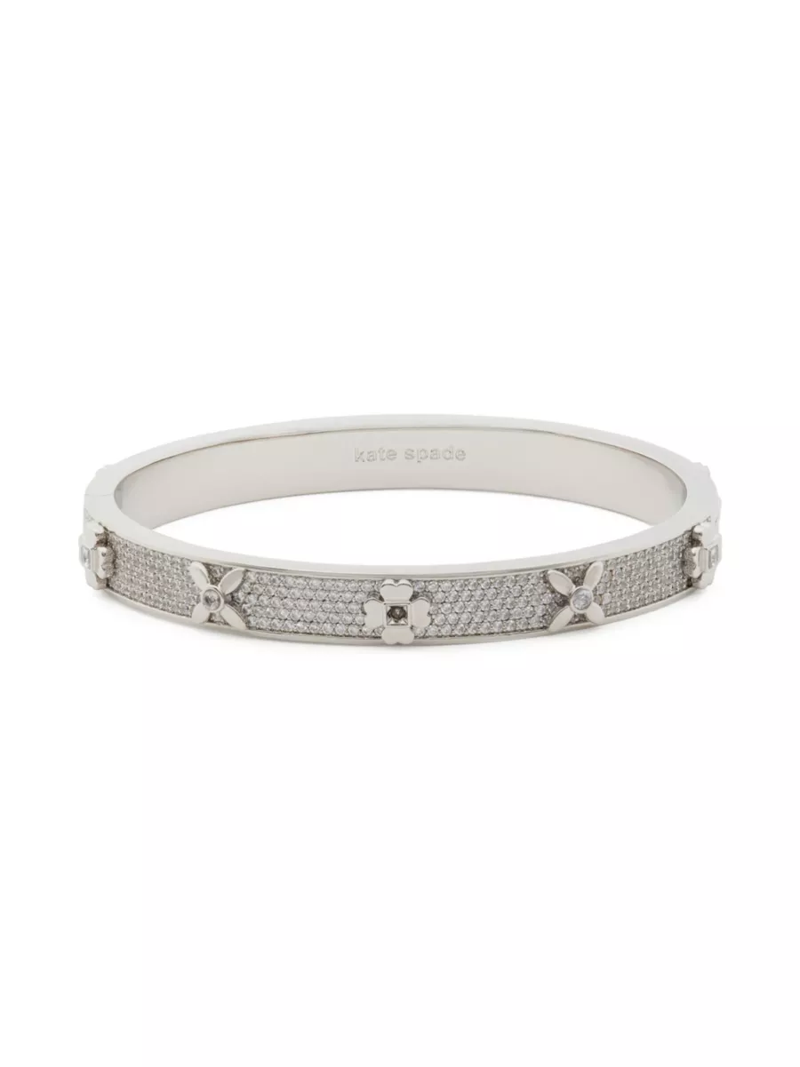 Shop kate spade new york Heritage Bloom Silvertone & Cubic