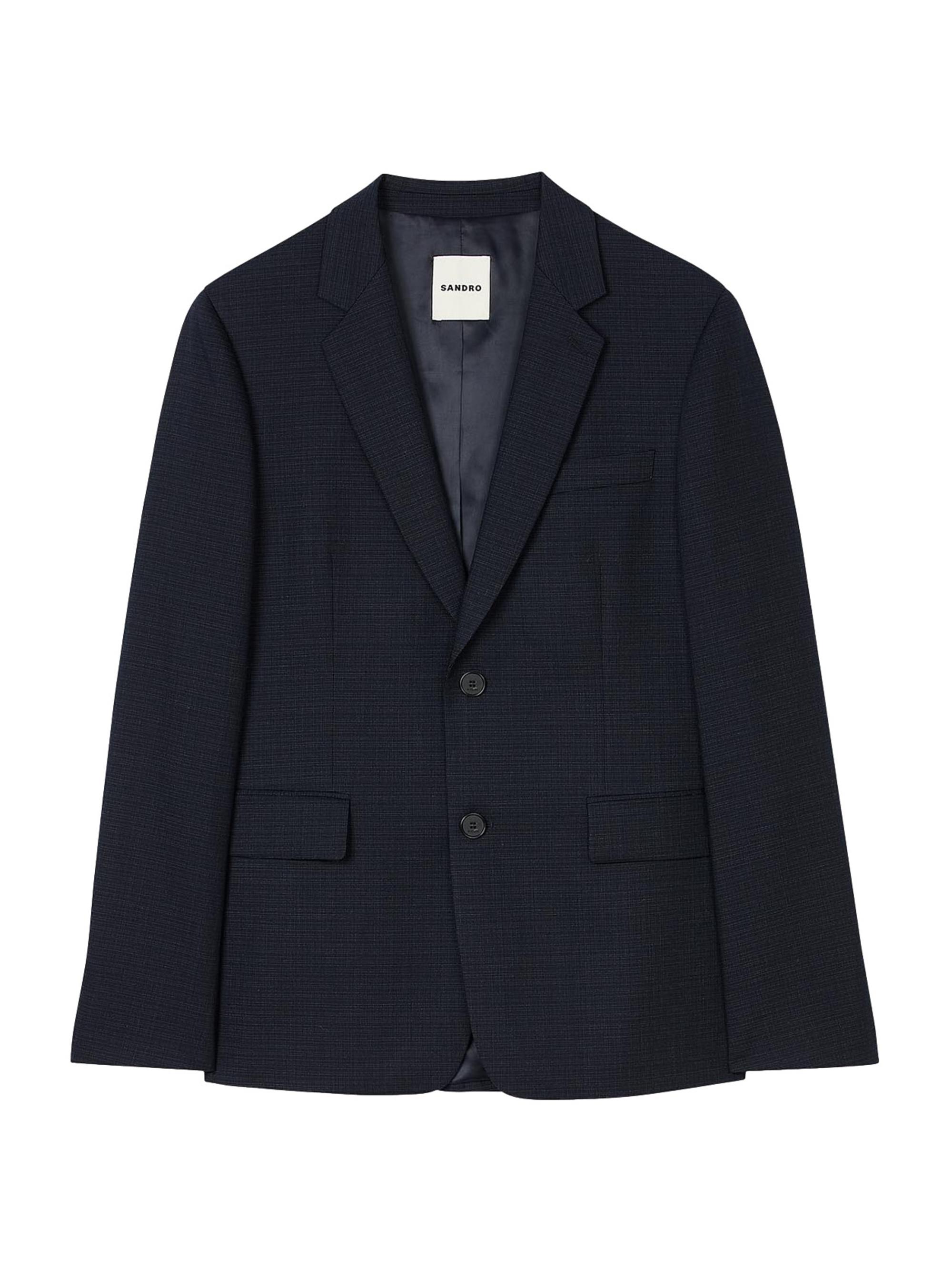 Sandro Men's Suit Jacket - Navy Blue