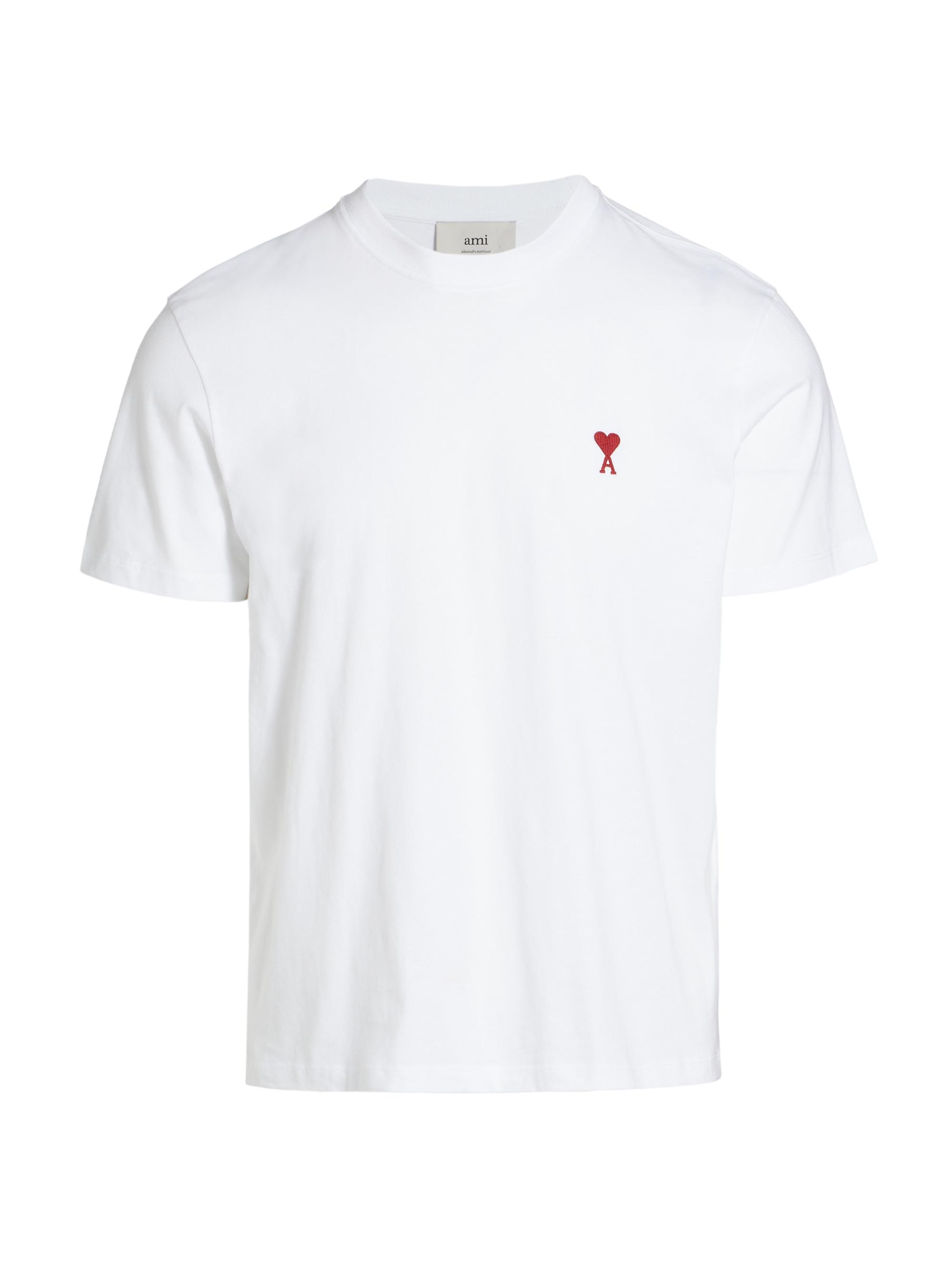 AMI Paris Ami De Coeur Rouge T-Shirt | Saks Fifth Avenue