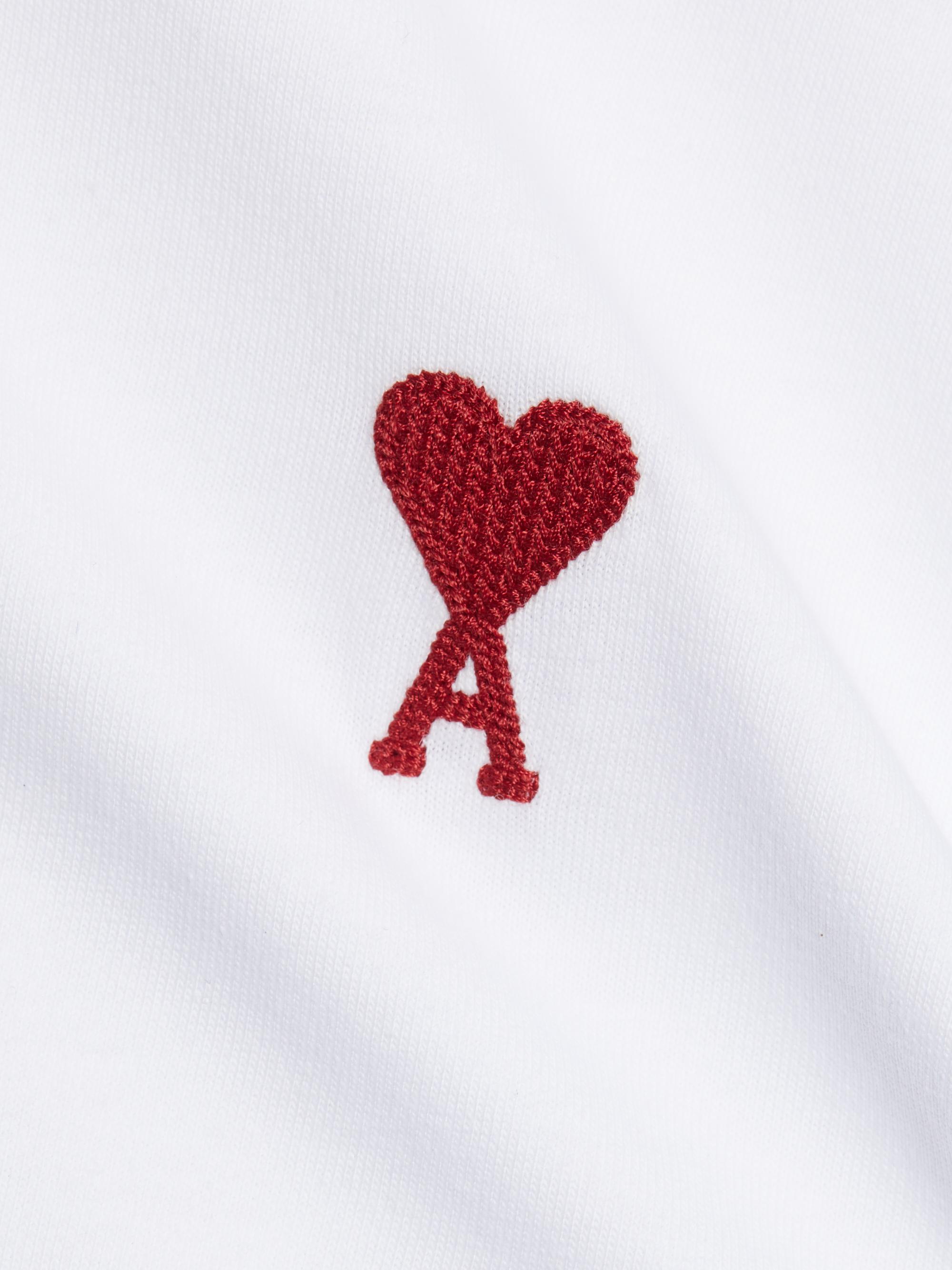 AMI Paris Ami De Coeur Rouge T-Shirt | Saks Fifth Avenue