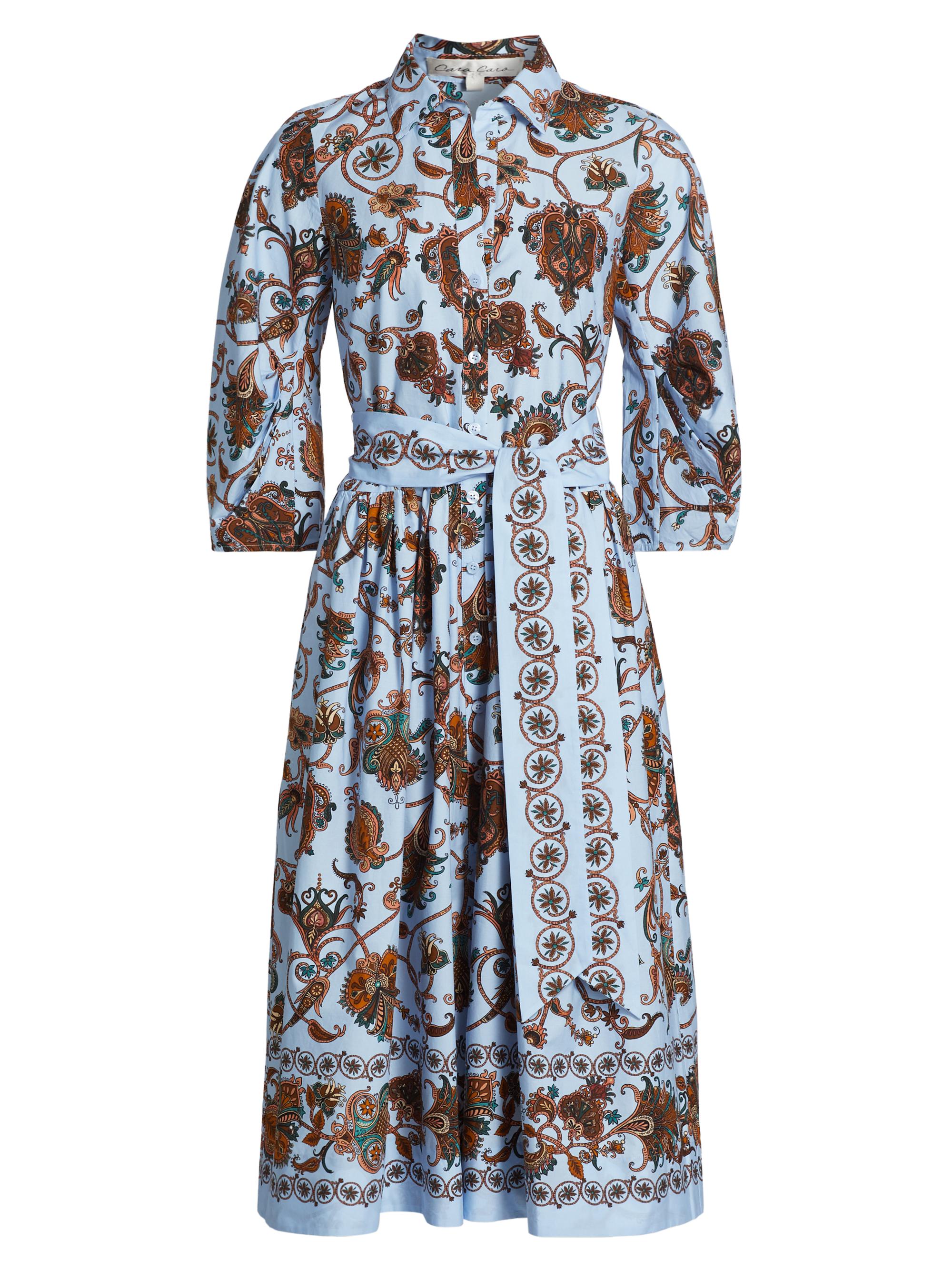 Cara Cara Women's Raya Floral Tie-Waist Dress - Marcel Blue